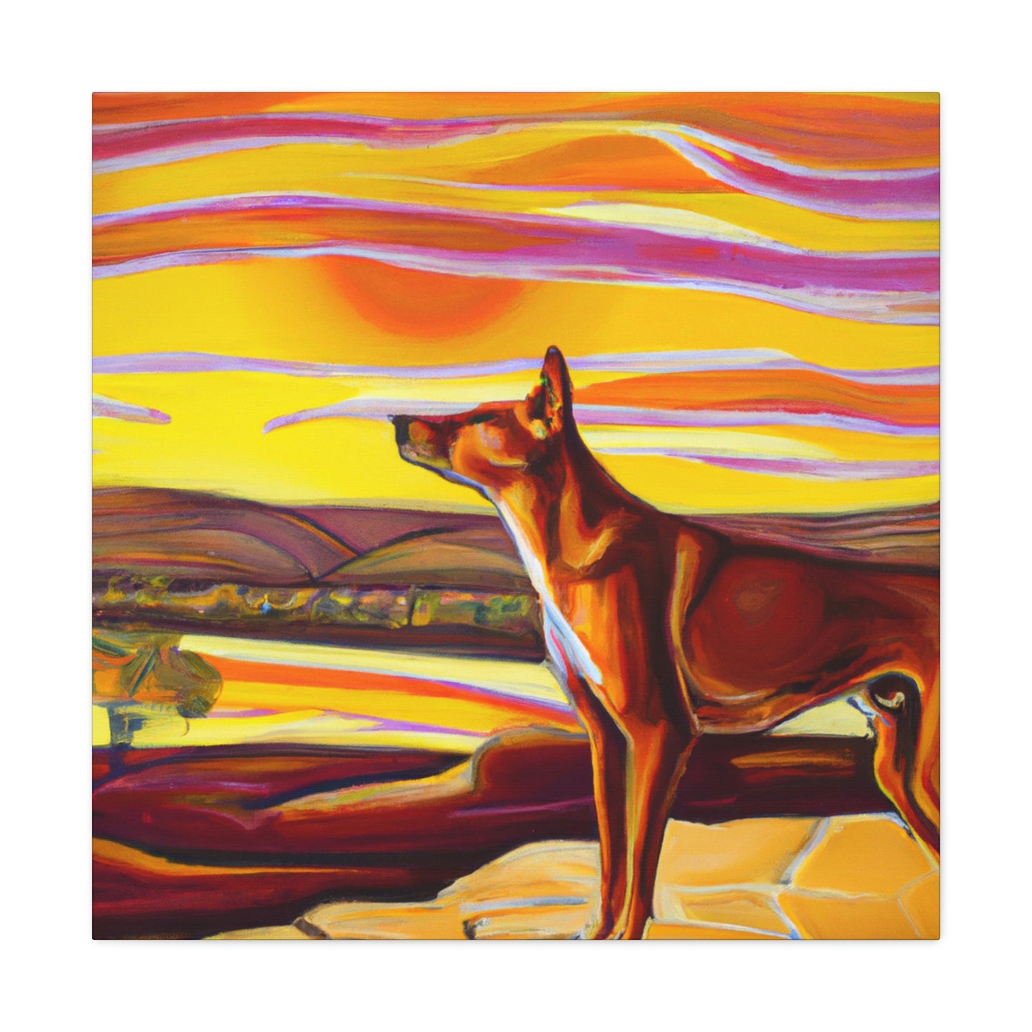 "Dingo in the Distance" - Canvas