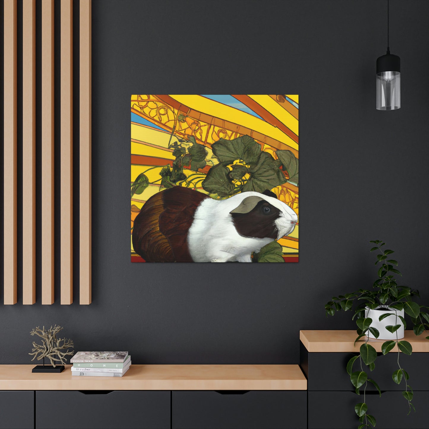 Guinea Pig Grandeur - Canvas