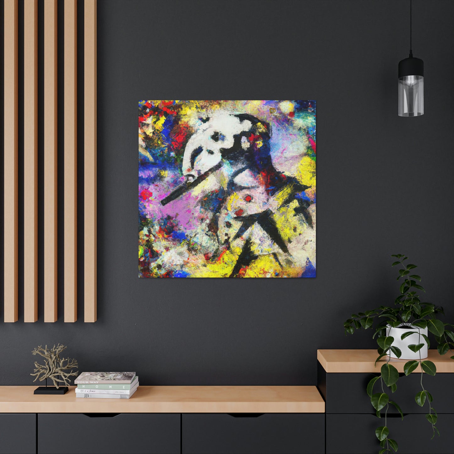 "Aviator in Flight Icon" - Canvas