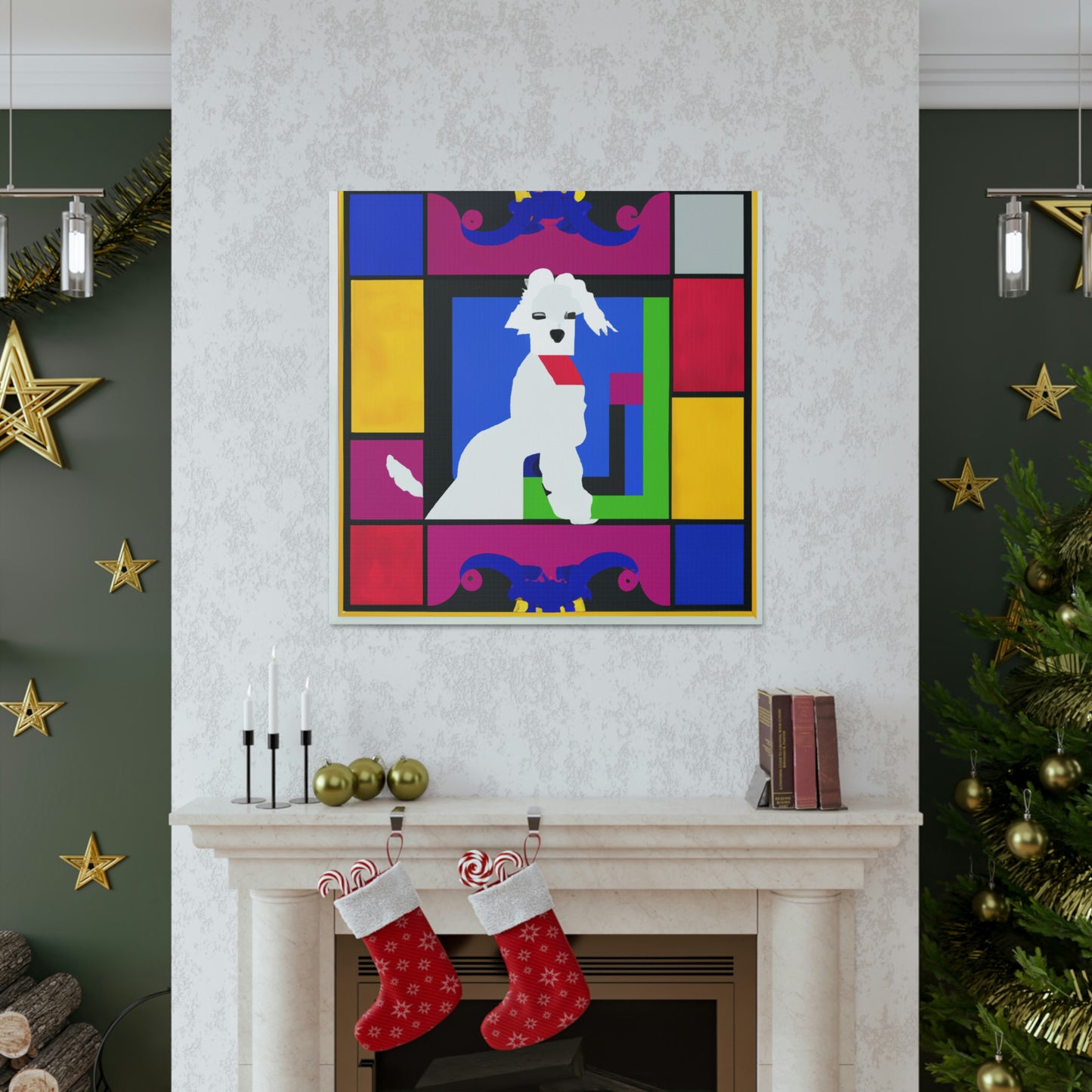 Maltese Puppy Portrait - Canvas