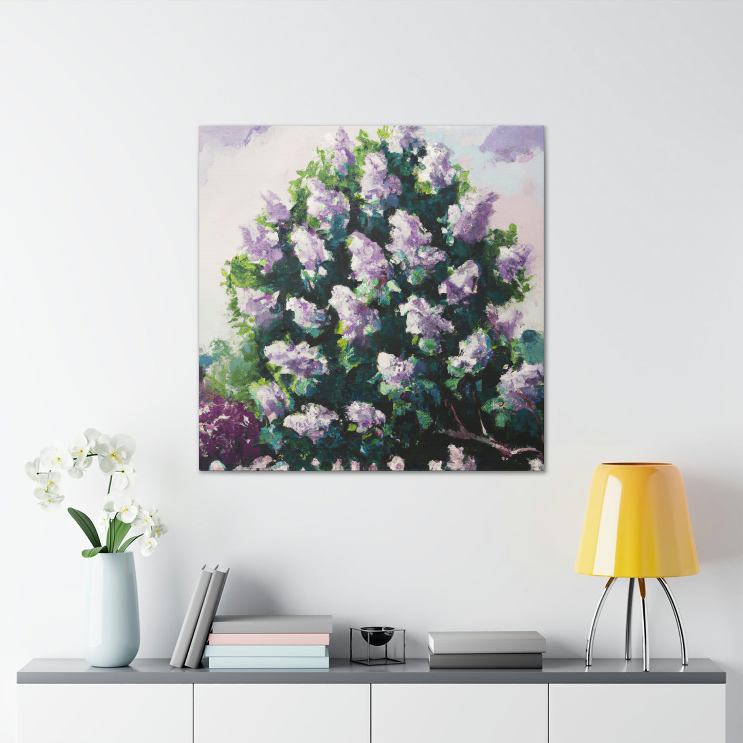 "Lilac in Abstraction" - Canvas