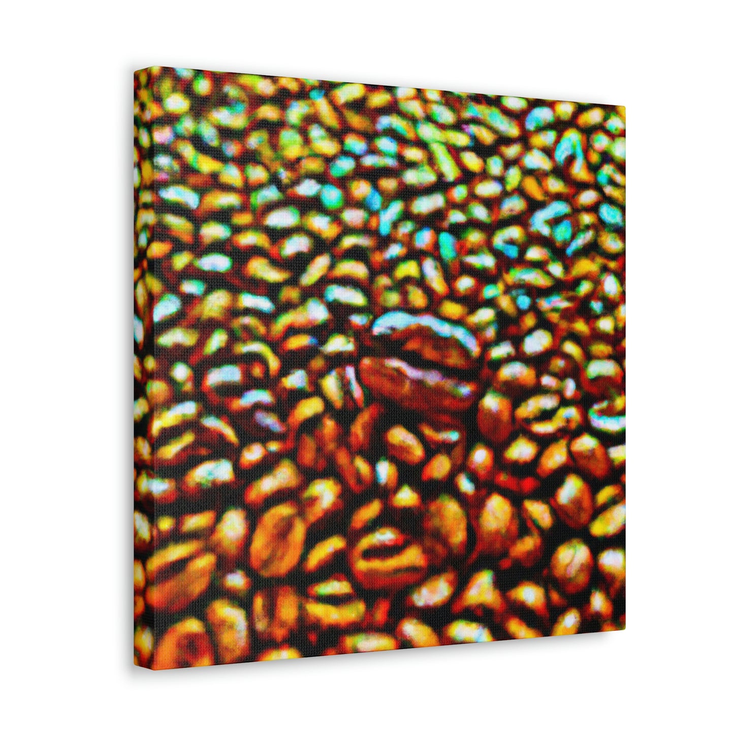 Coffee in Pointillism - Canvas