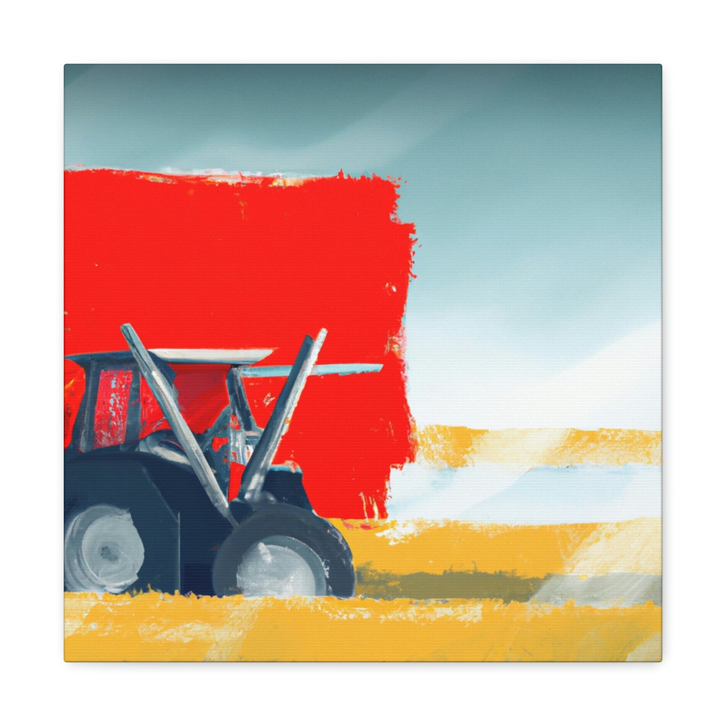 "The Hay Baler's Form" - Canvas