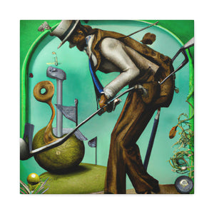 Golf in Victorian Age - Canvas