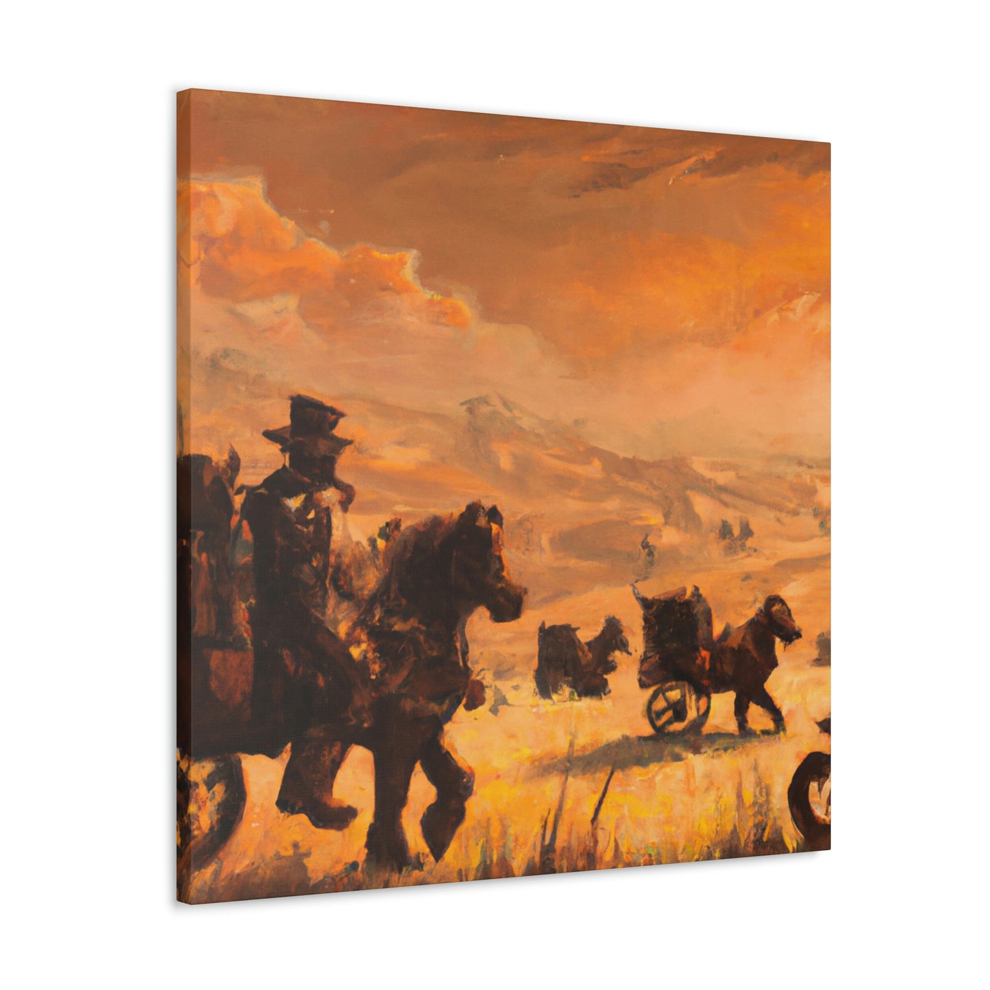 "A Steampunk Grazing". - Canvas