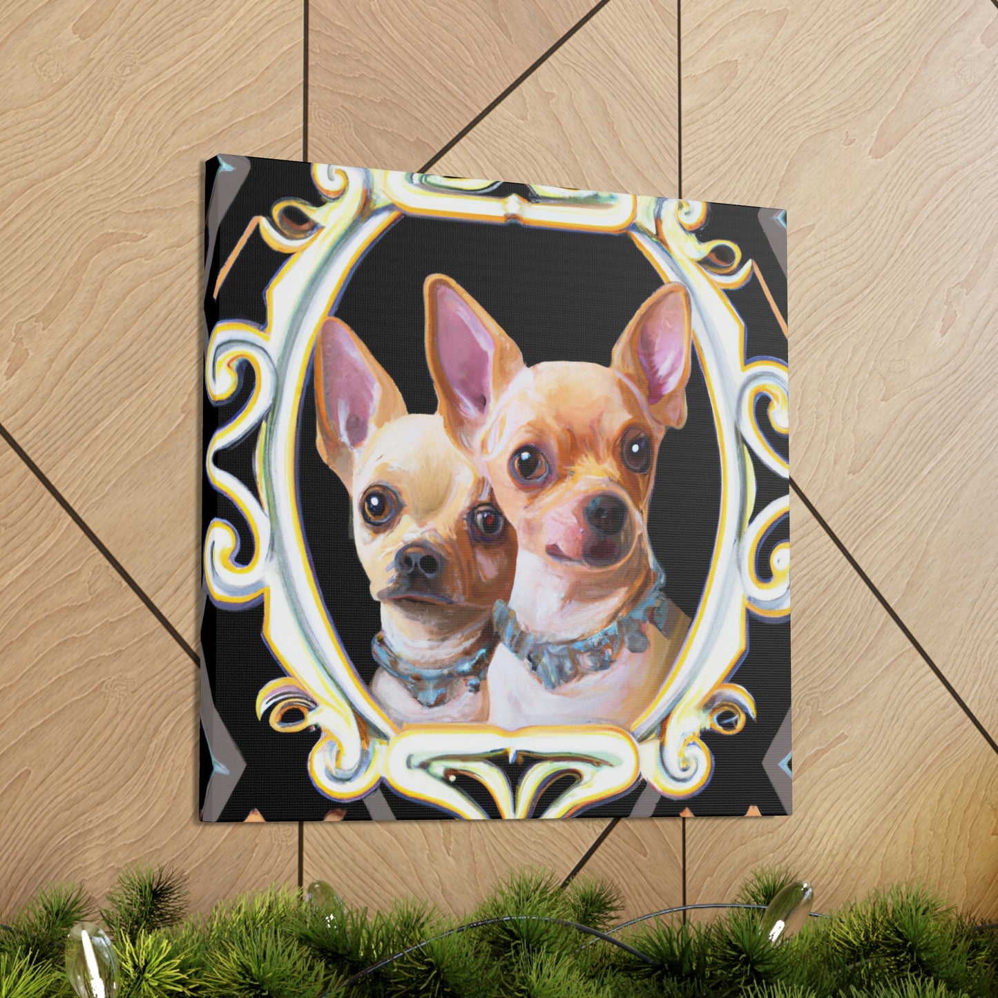 "Chihuahua Deco Dream" - Canvas