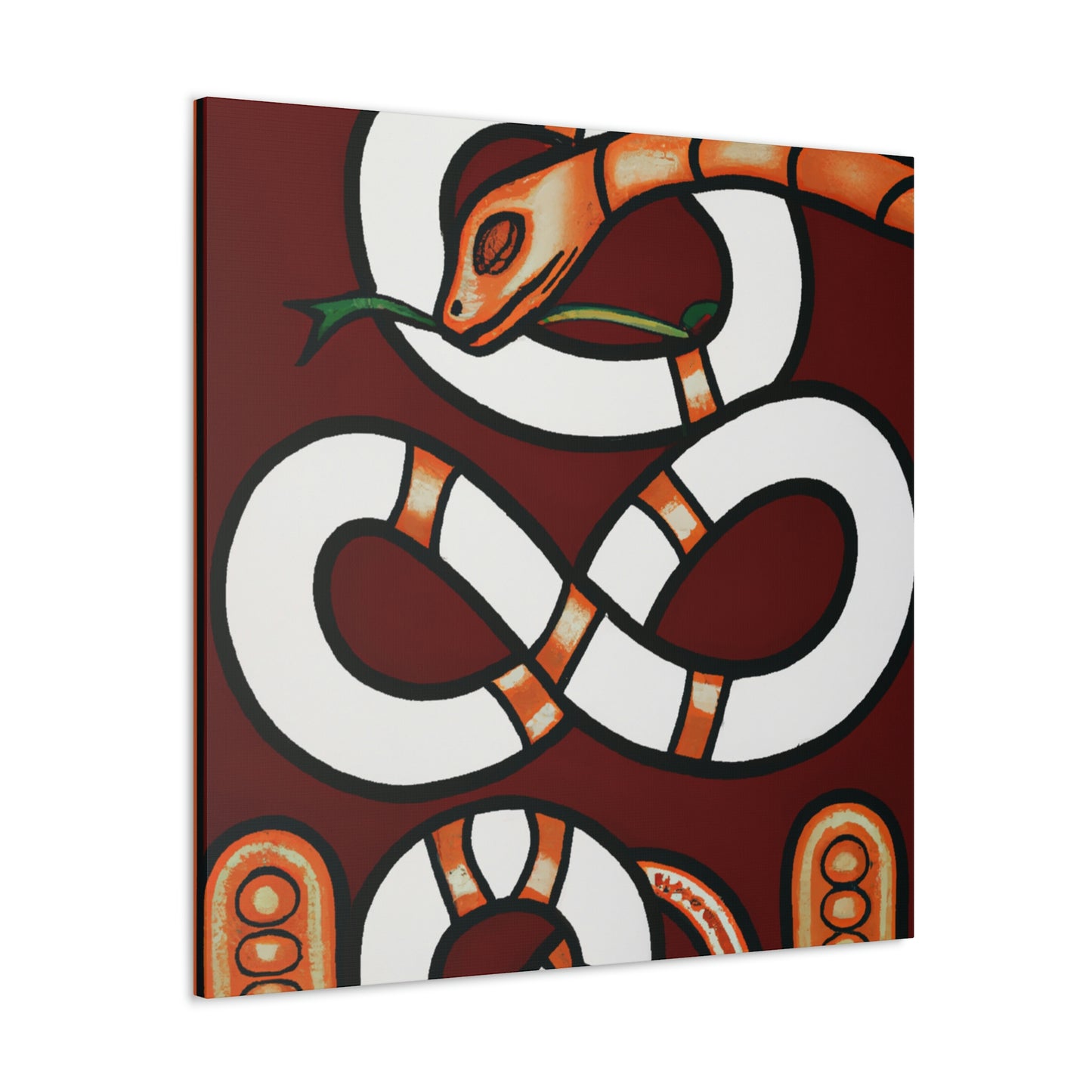 "Slithering Art Deco" - Canvas