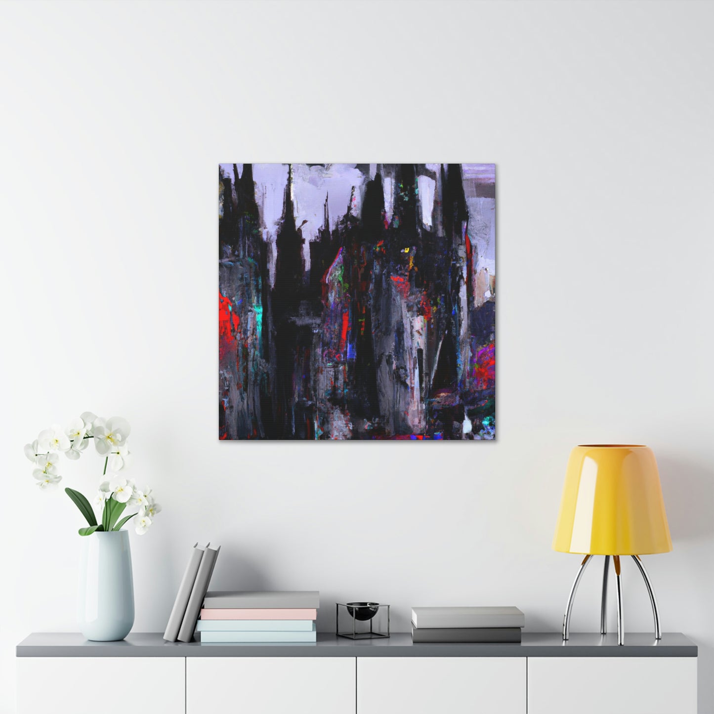 "Gothic Abstract Expressionism" - Canvas