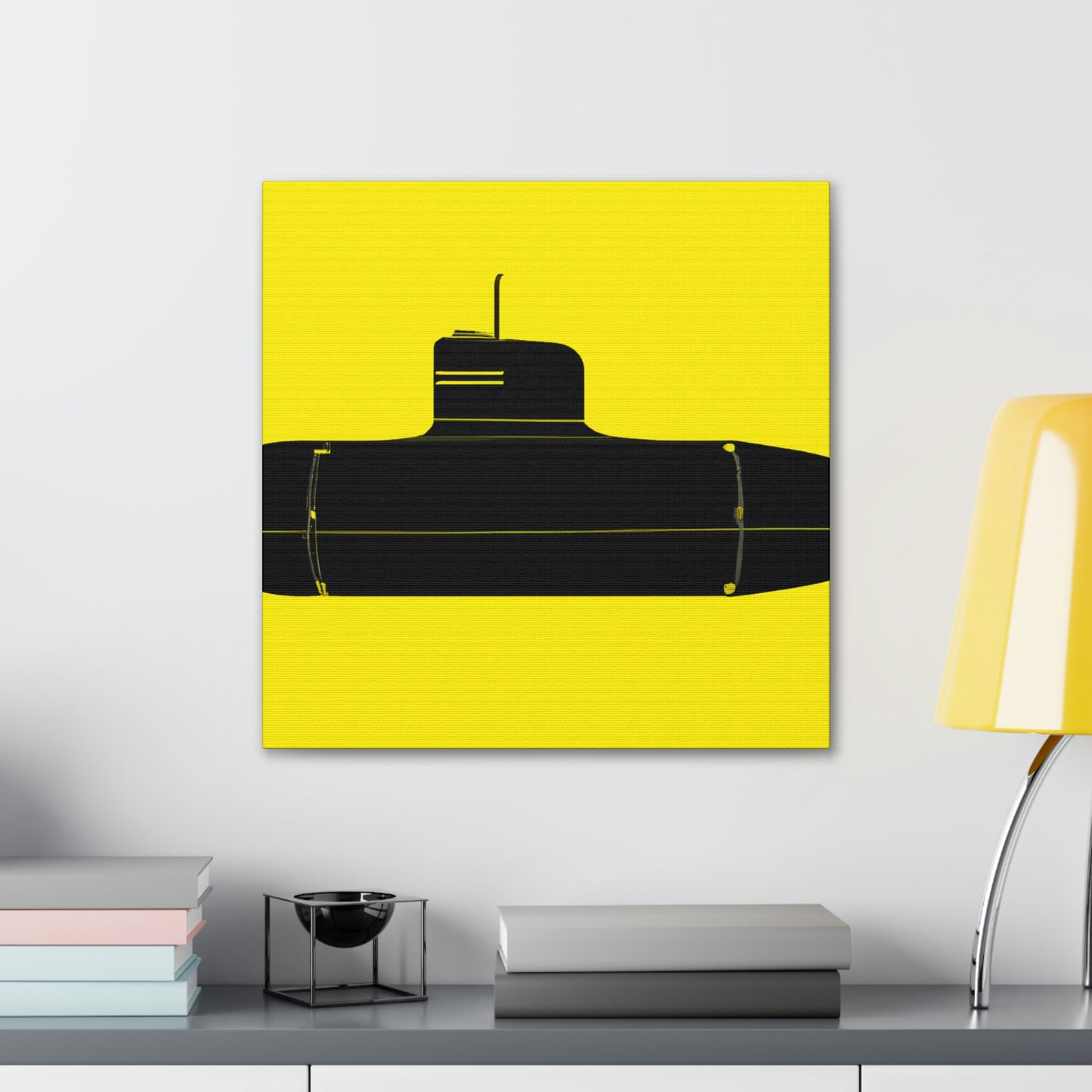 Submarine in Solitude - Canvas