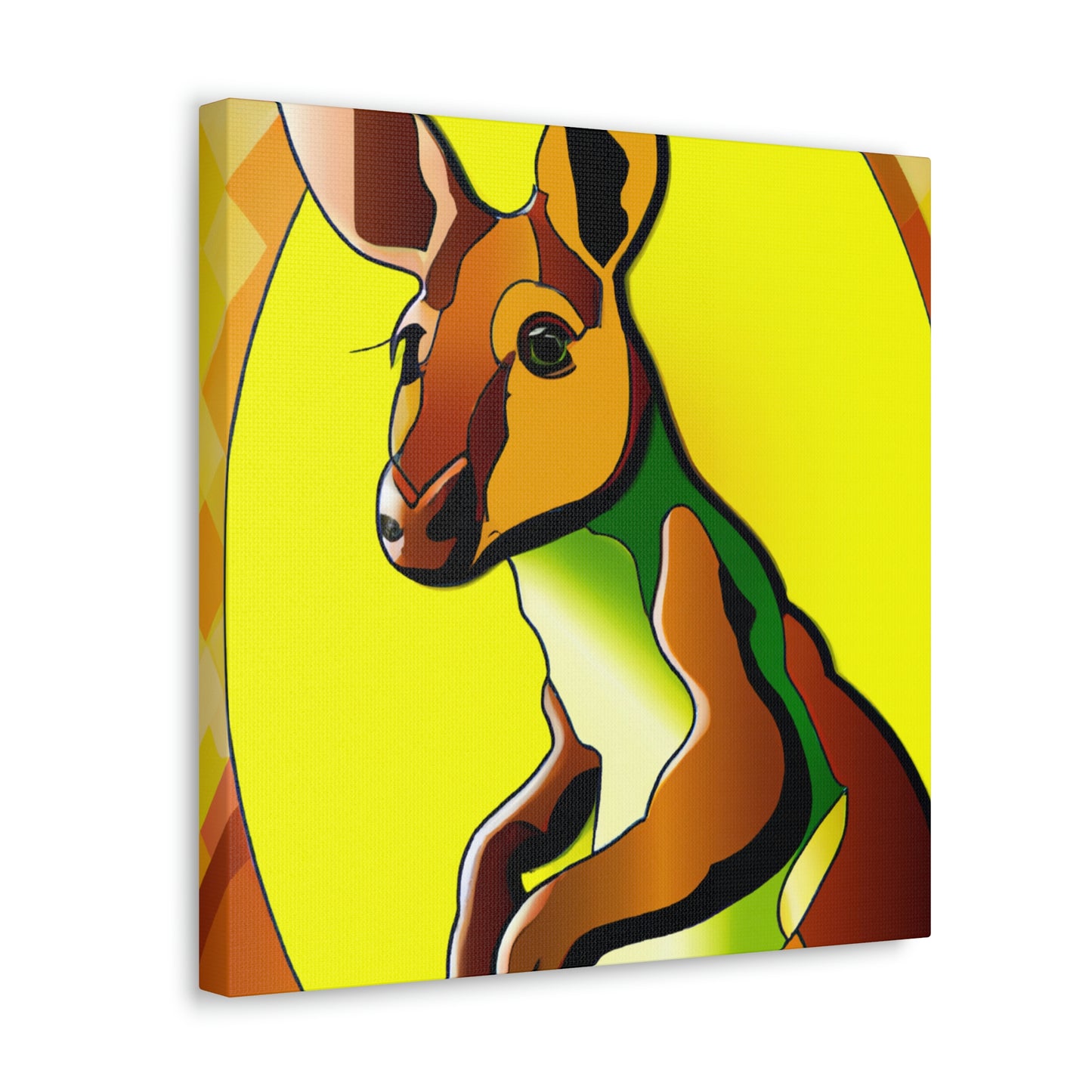 "Wallaby Amidst Glitter" - Canvas