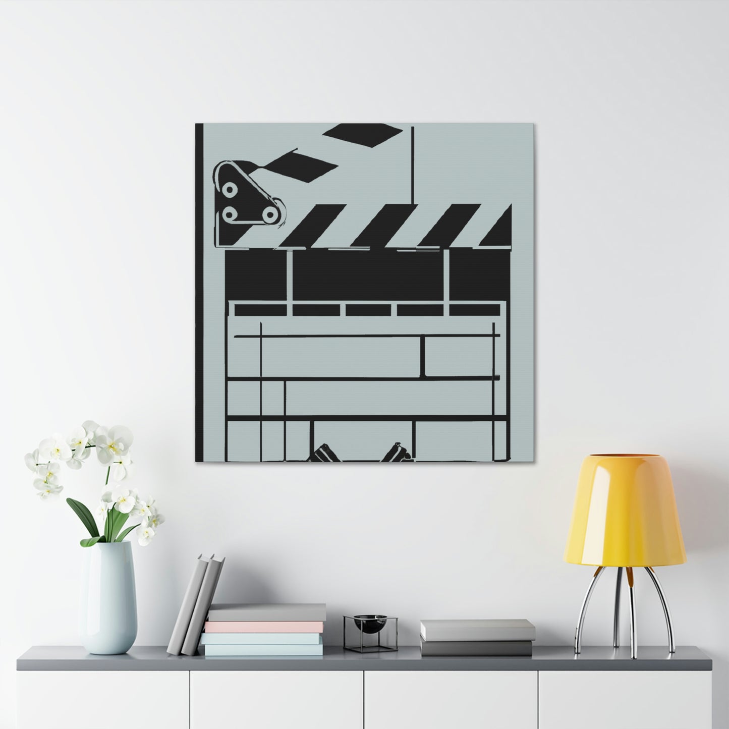 "Illuminated Art Deco Glimpse" - Canvas