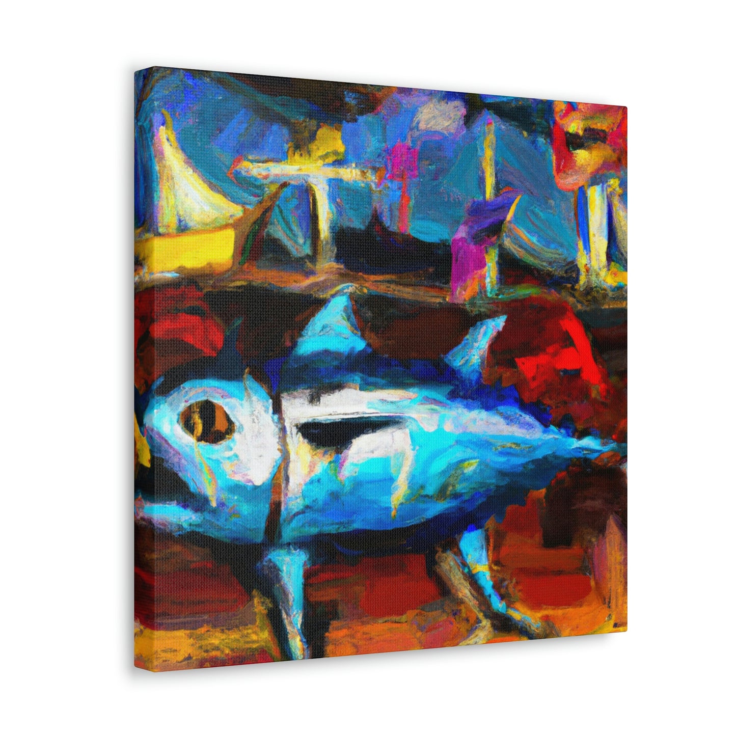 "Tuna: Expressionist Masterpiece" - Canvas