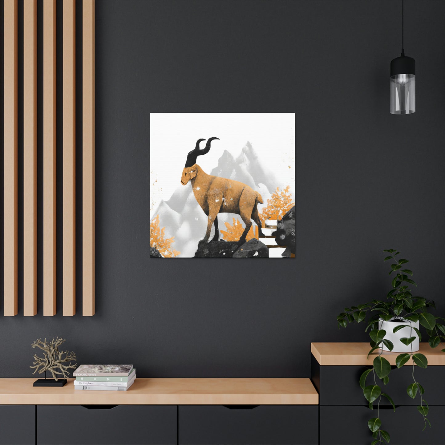 Mountain Goat Splendor. - Canvas