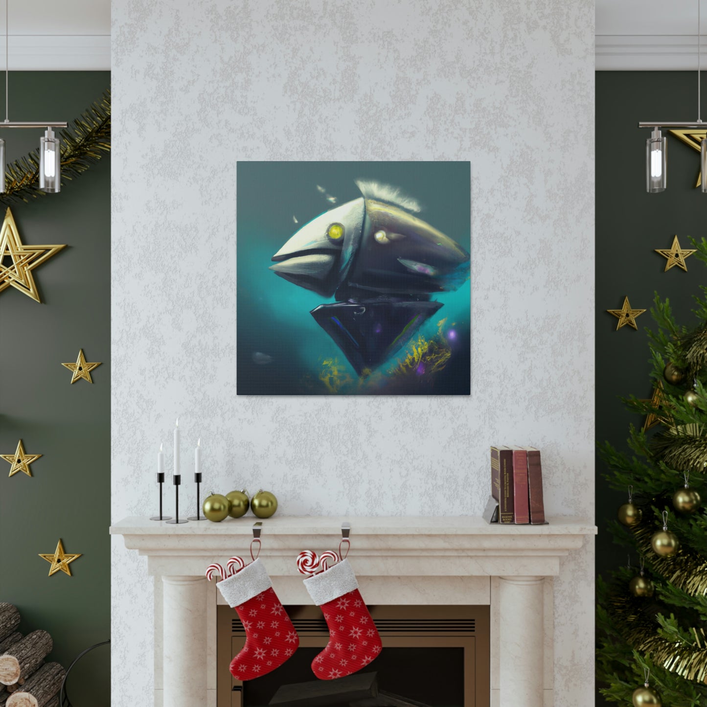 Fish of Simplicity - Canvas