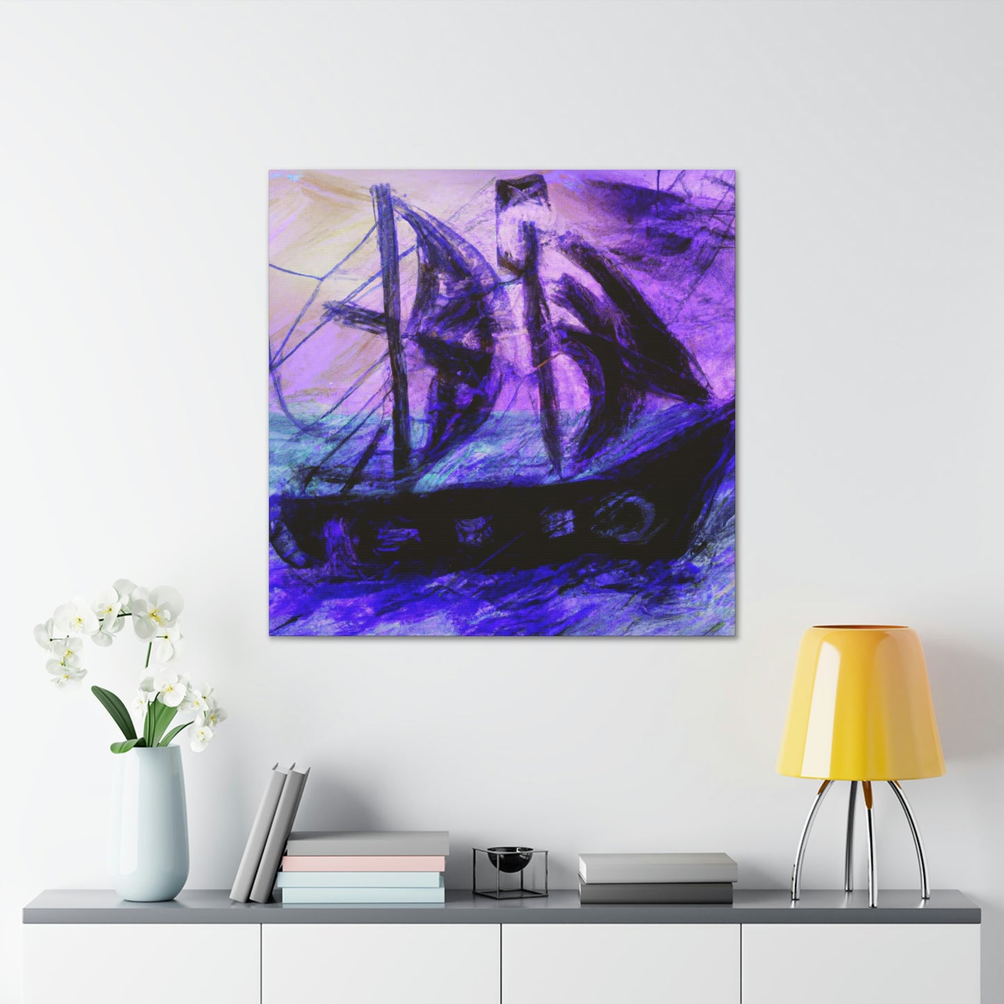 "The Calm Sea Voyage" - Canvas