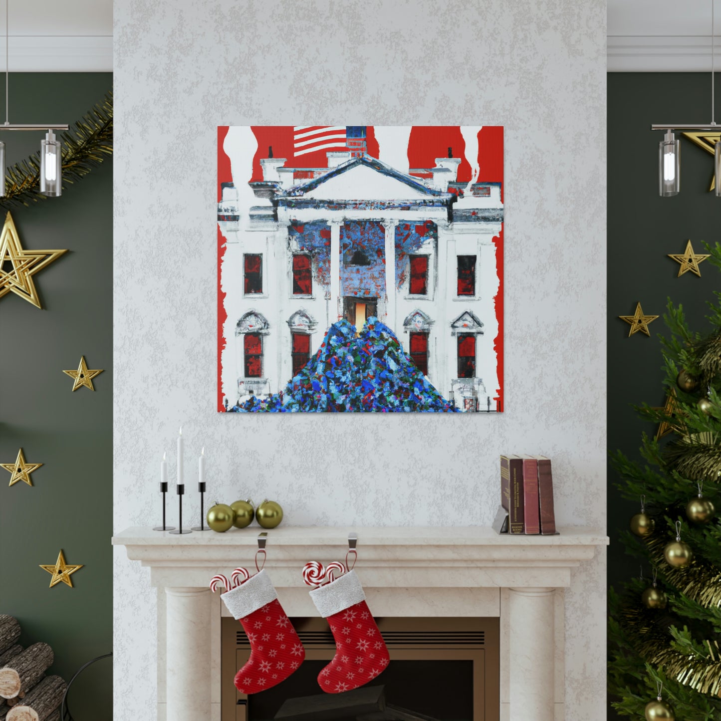 The White House Grandeur - Canvas