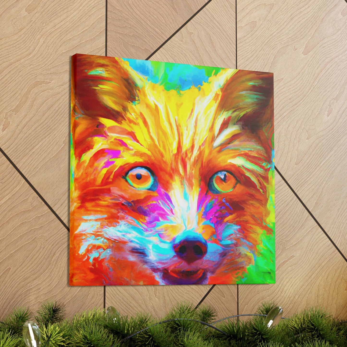 "The Dhole in Color" - Canvas