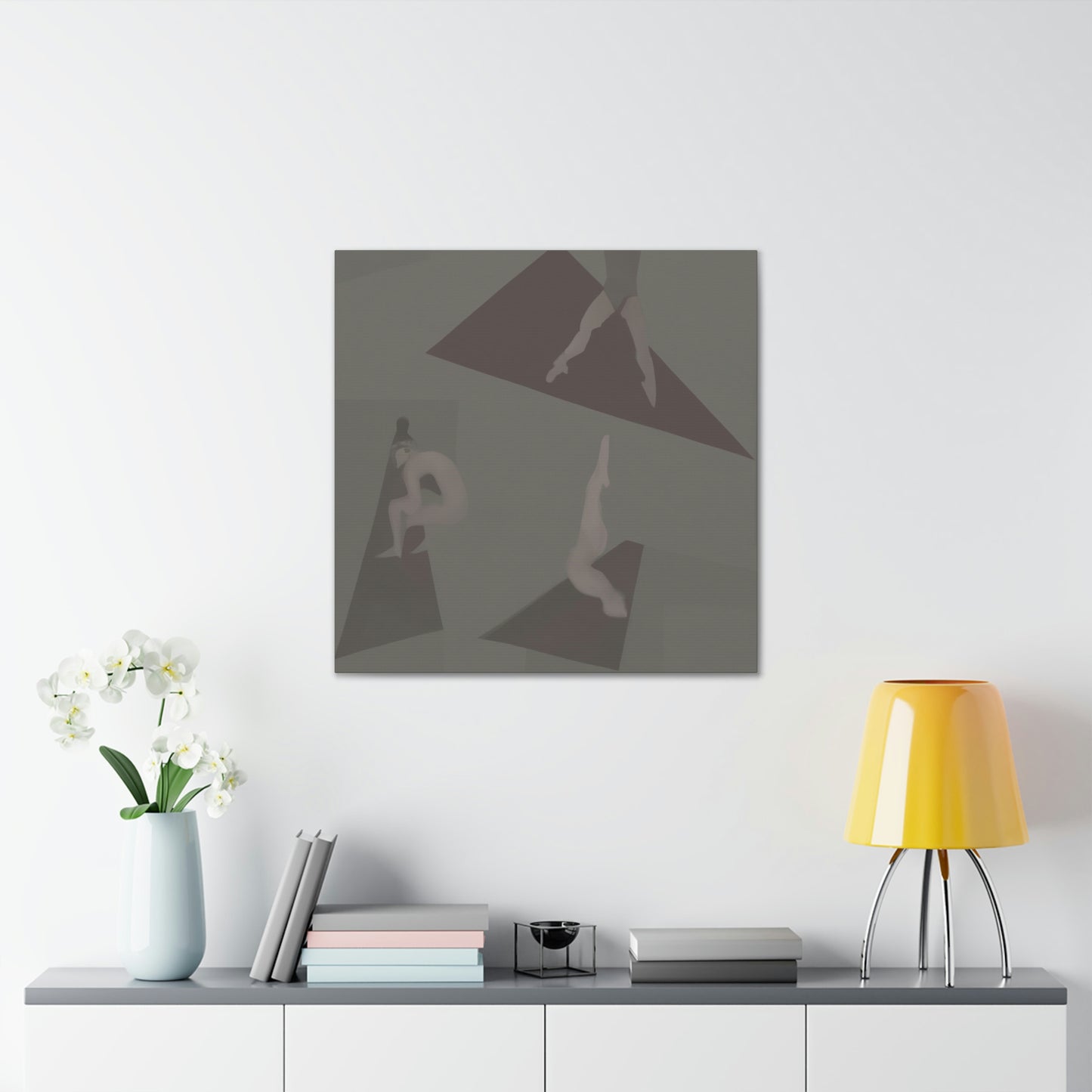 Gymnasts in Meditation - Canvas