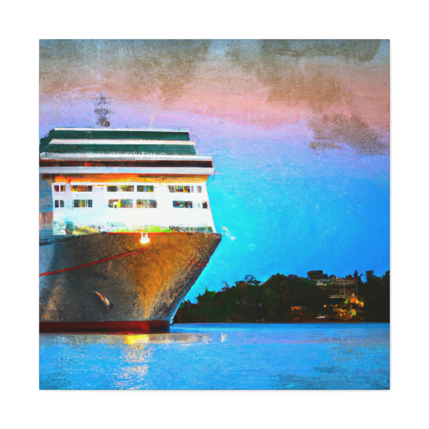 "Cruise Ship Symphony Scene" - Canvas