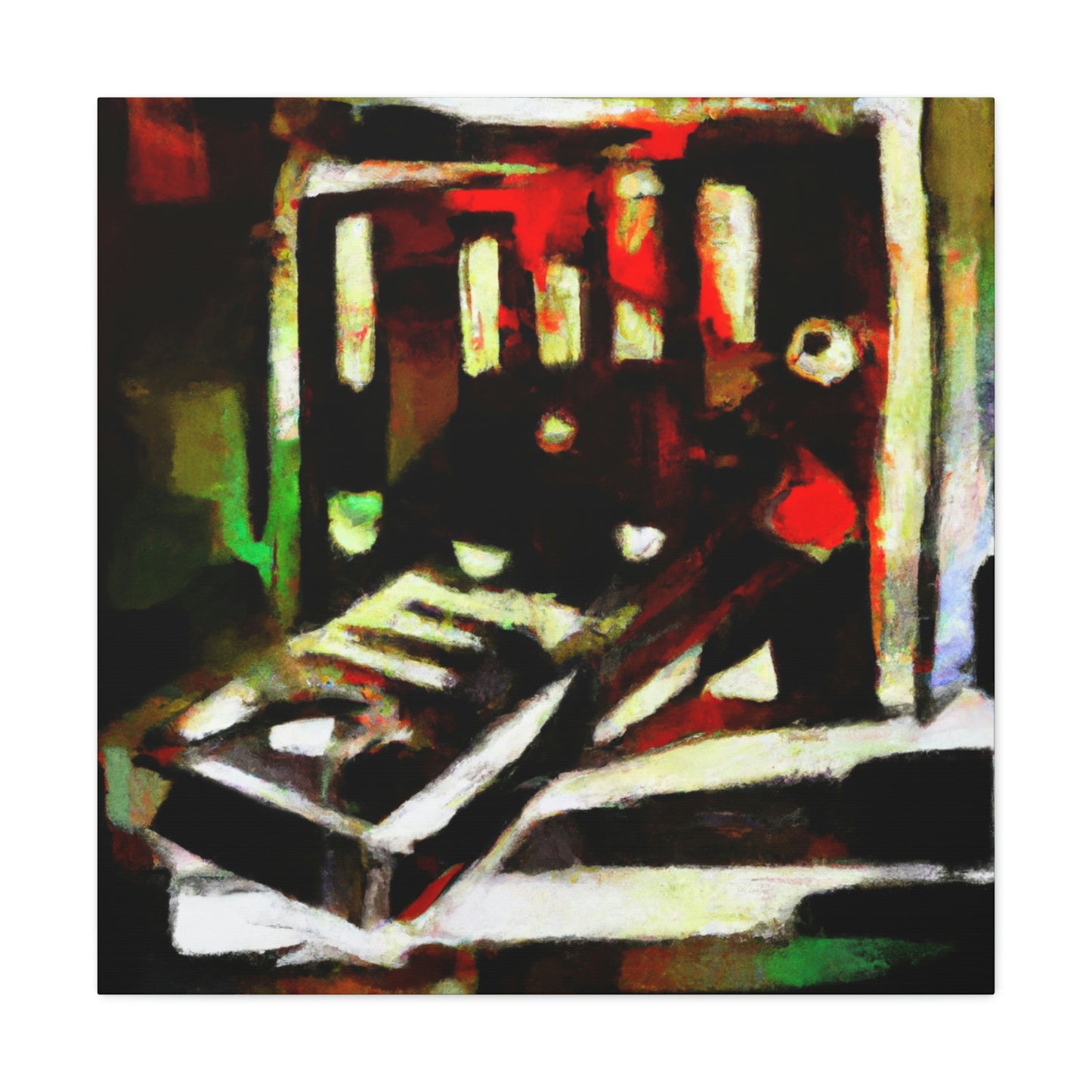 Harmonica Expressionism Joy - Canvas