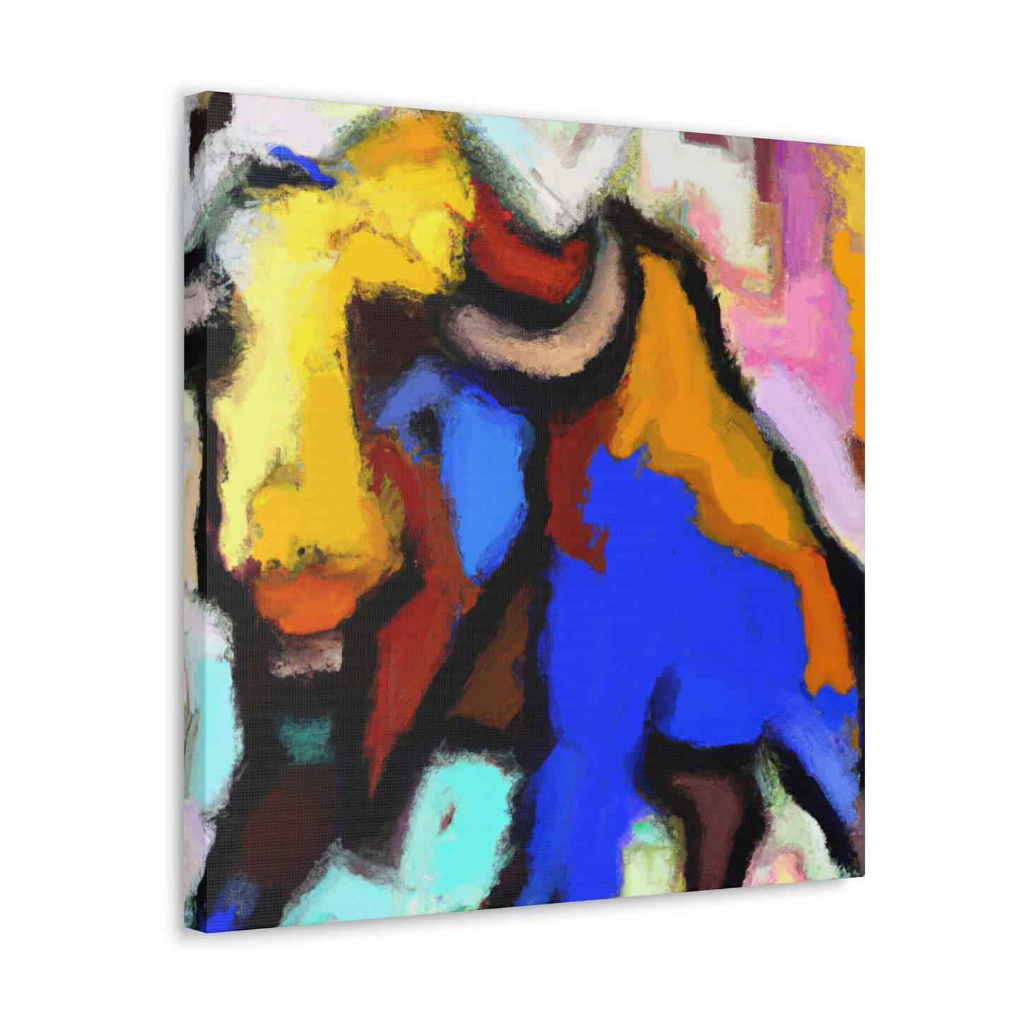 "Bison in the Wild" - Canvas