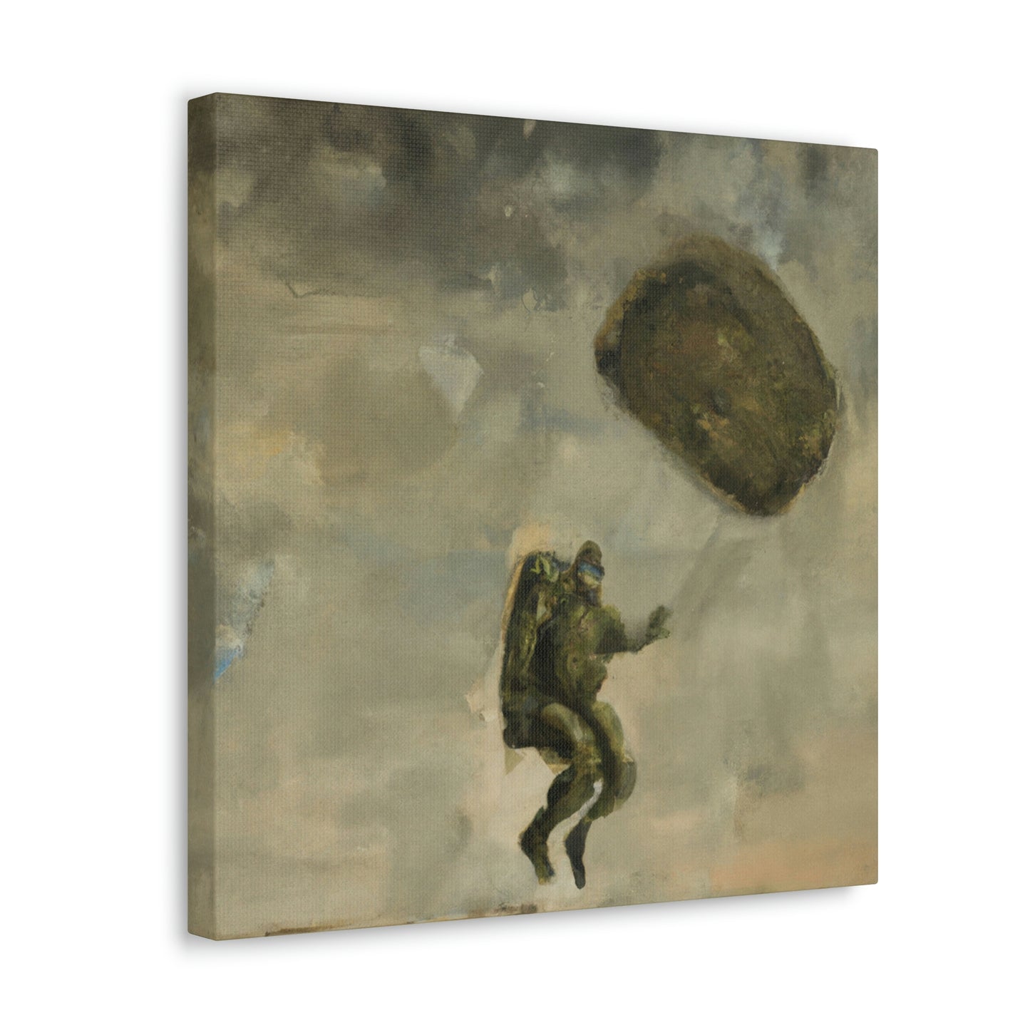 Paratrooper in Emotion - Canvas