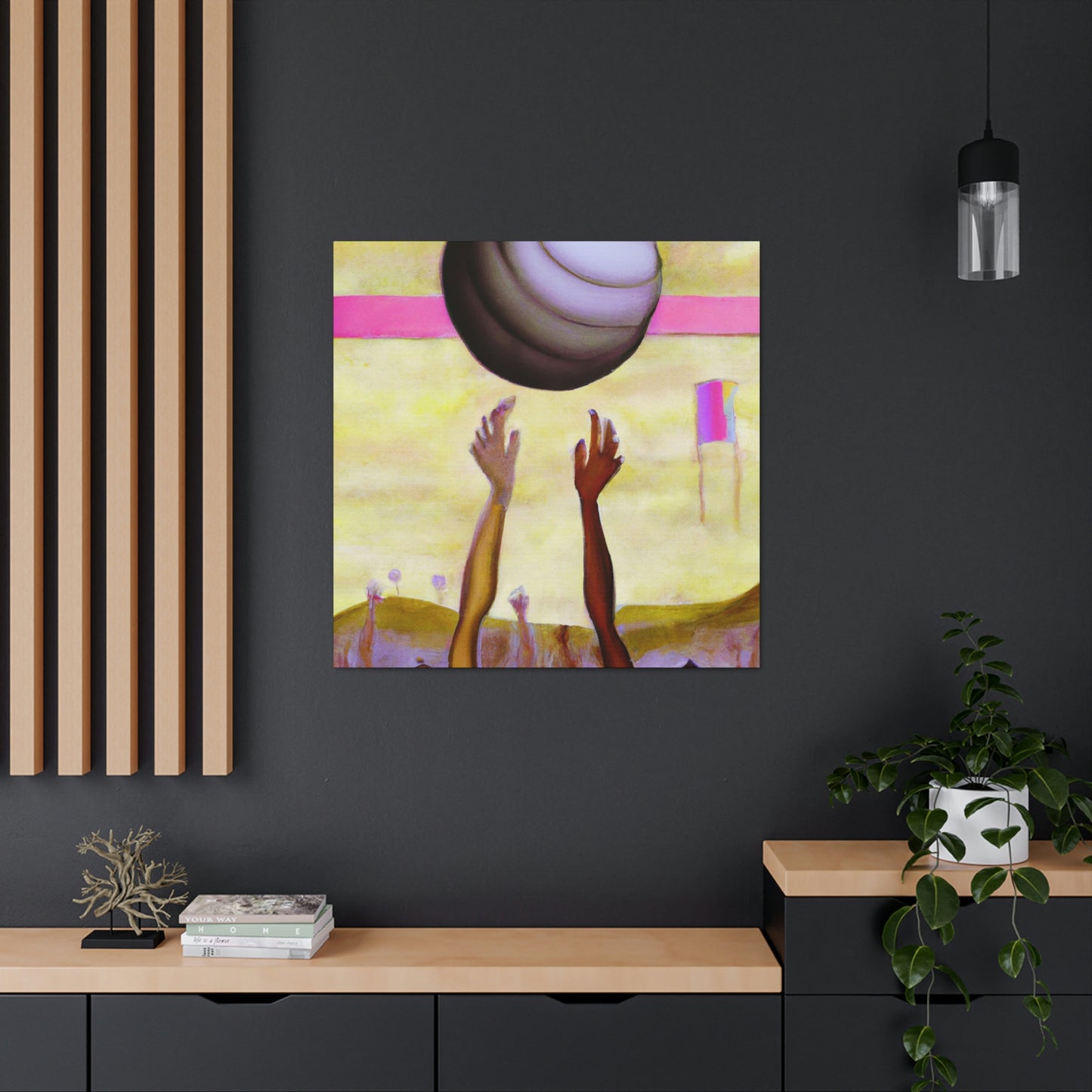 "Volleyball Dreams Surreal" - Canvas