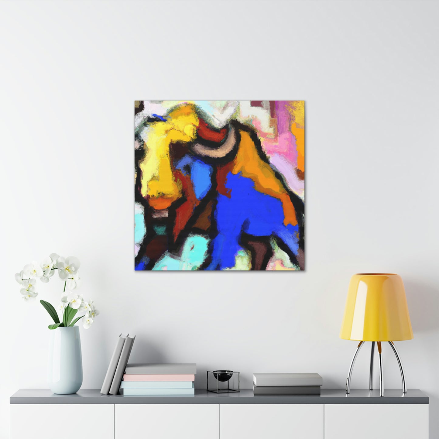 "Bison in the Wild" - Canvas