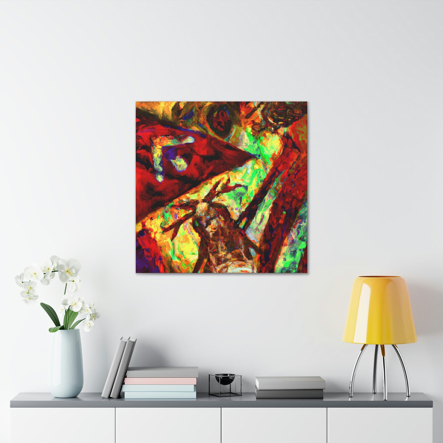 "Chaotic Reflection Symphony" - Canvas