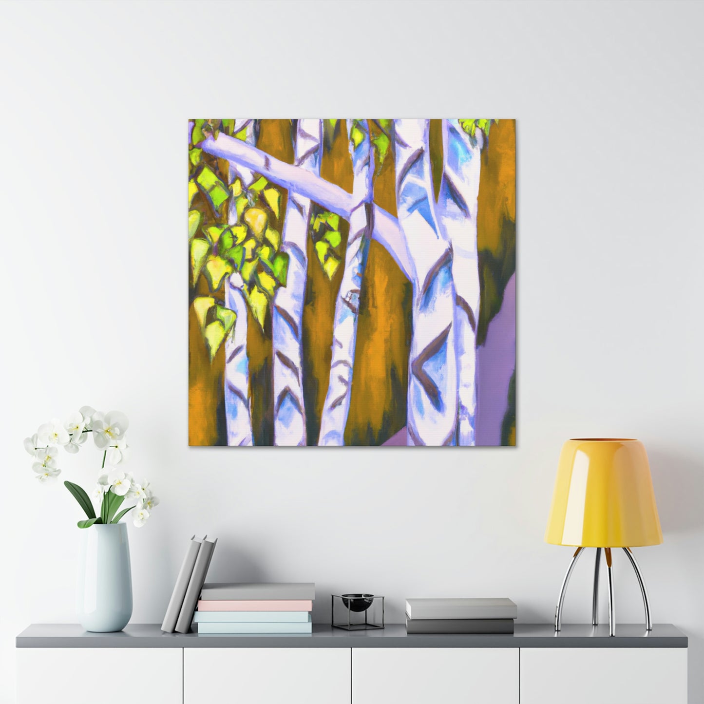 Birch Tree Splendor - Canvas