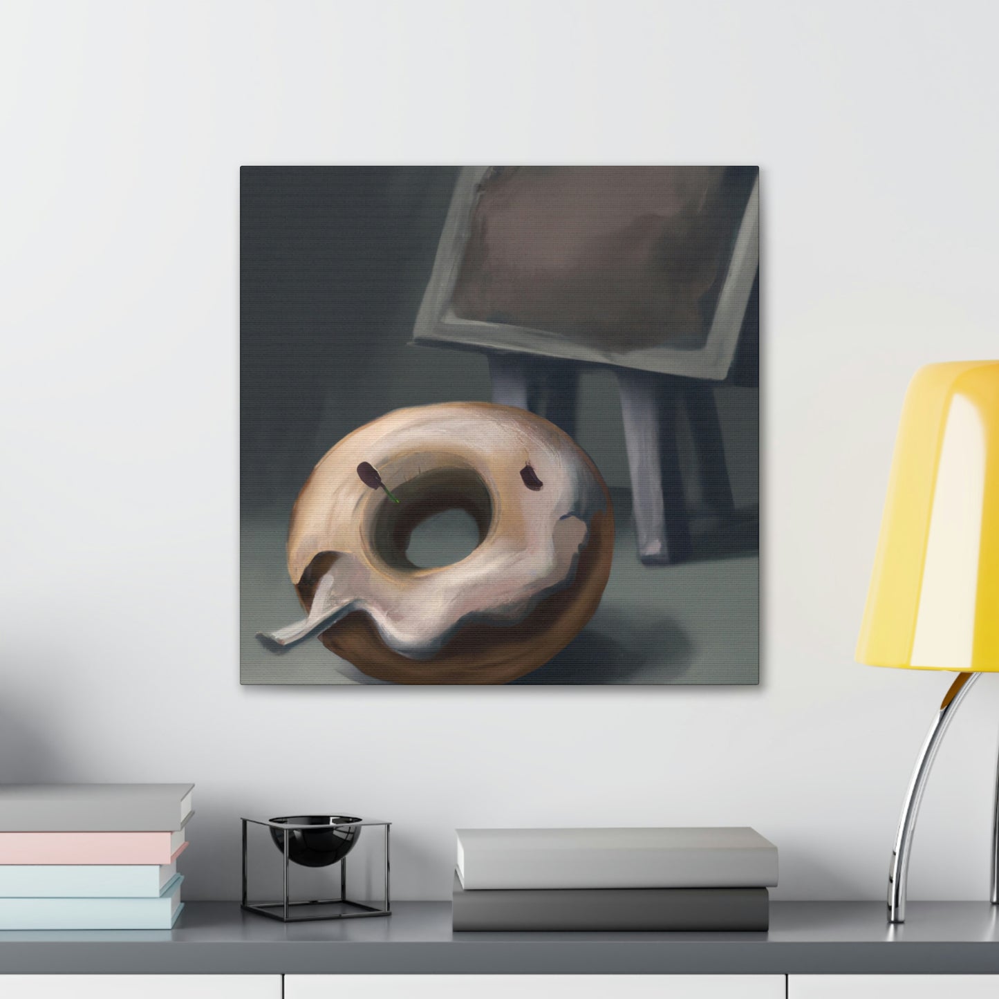 "Doughnut Dreamscape Painting" - Canvas