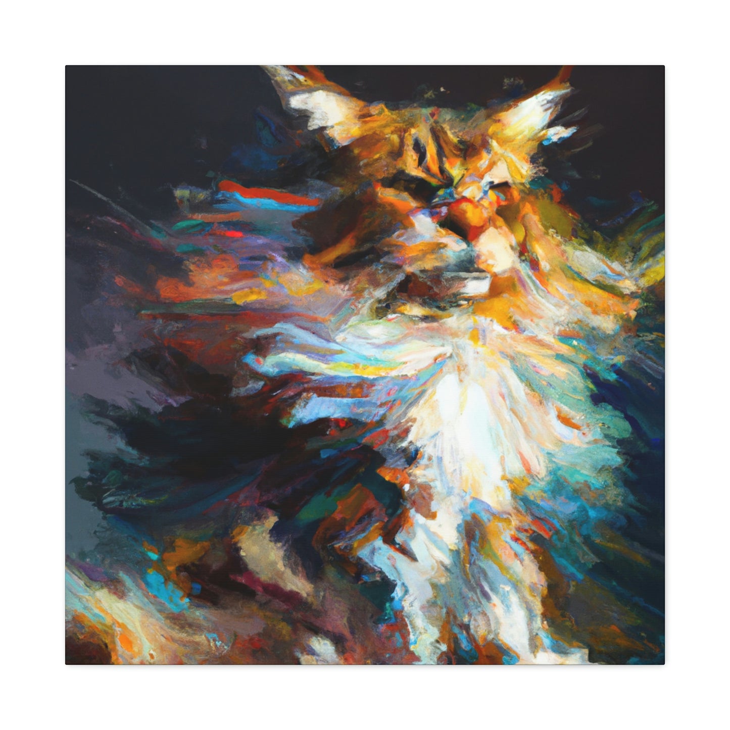 Maine Coon Mystique. - Canvas