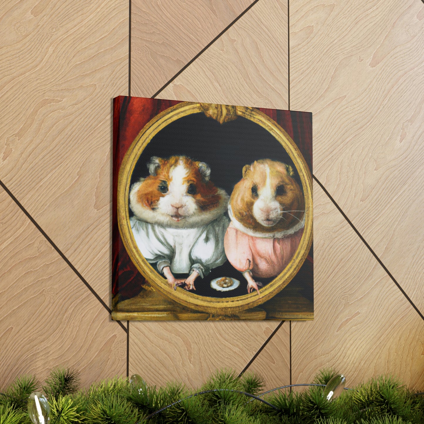 Hamsters in Splendor - Canvas