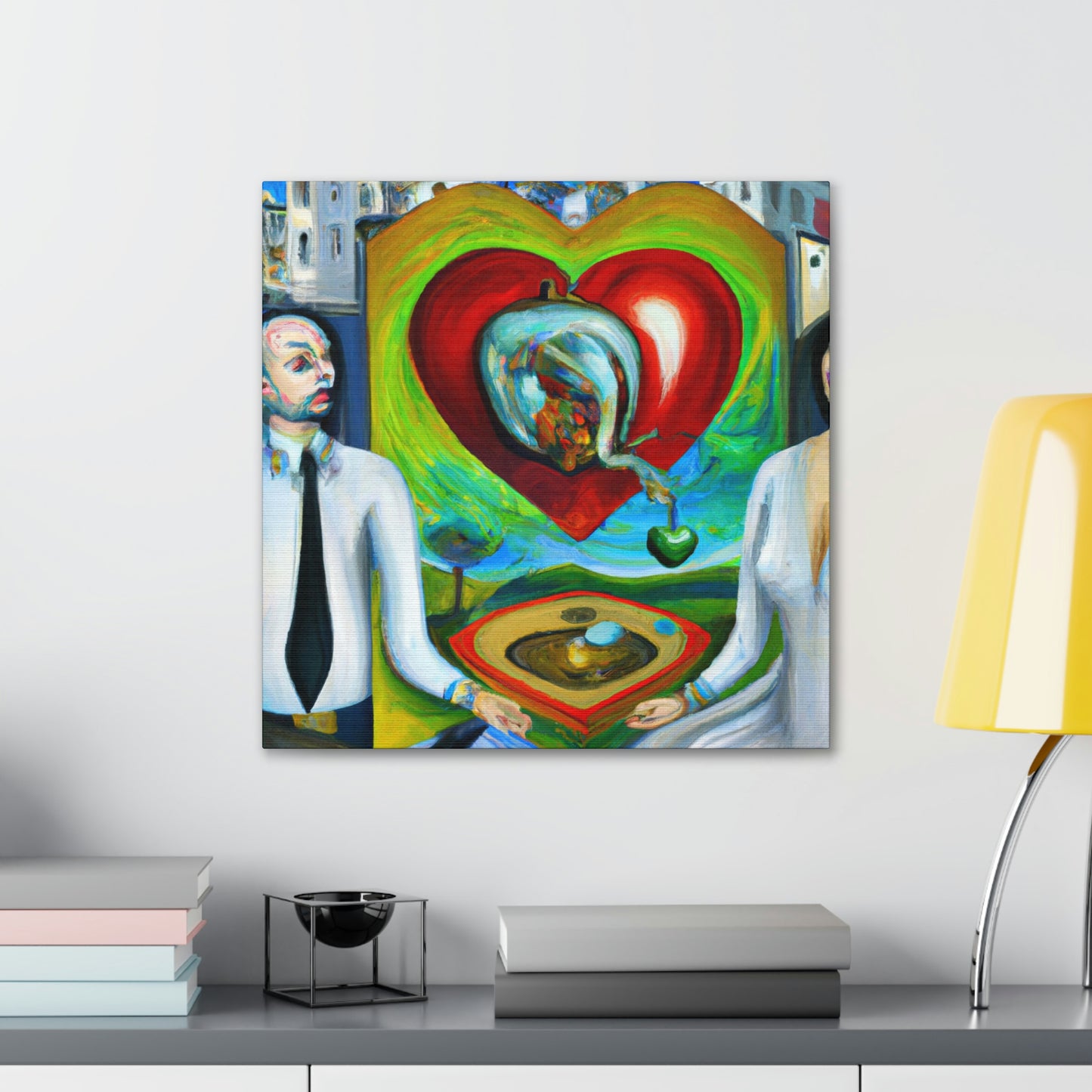 Love Beats Synchronized - Canvas