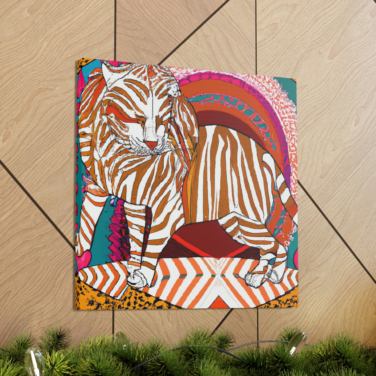 Tiger in the Jazz Age - Canvas