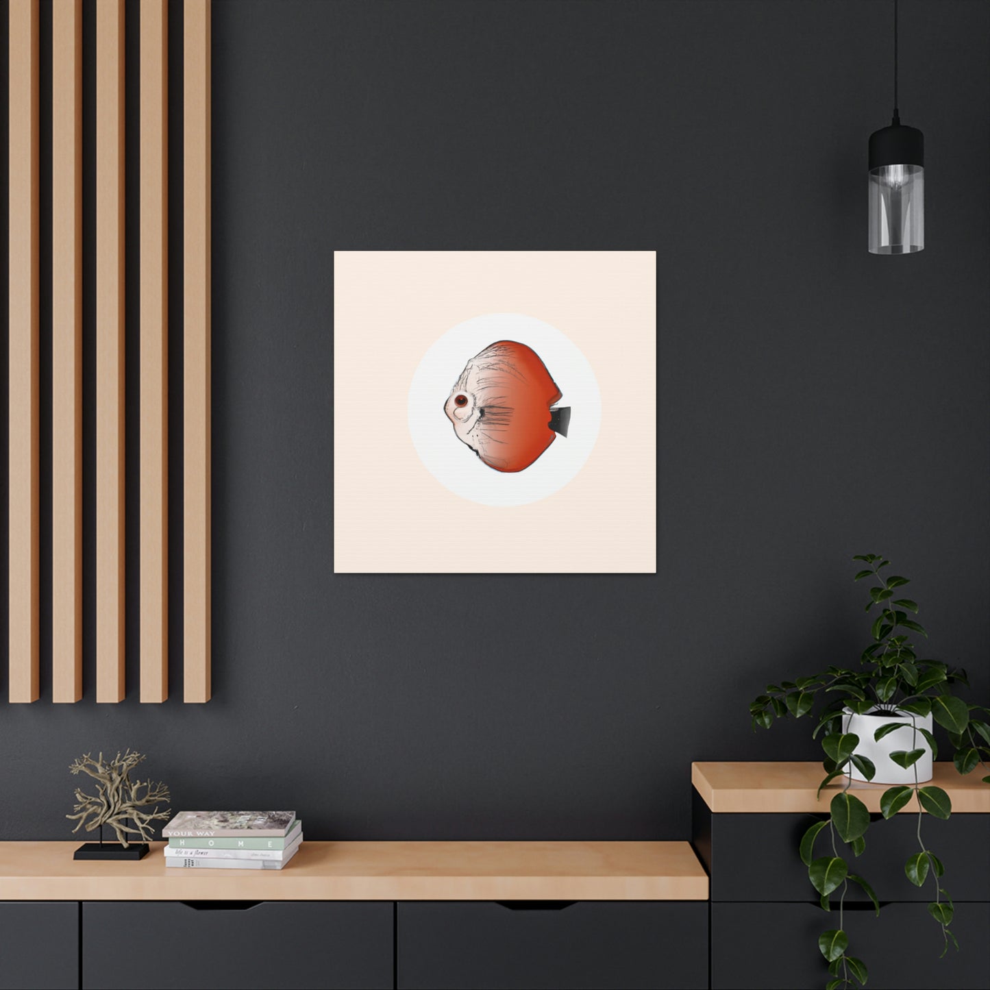 Serene Sunlit Discus - Canvas