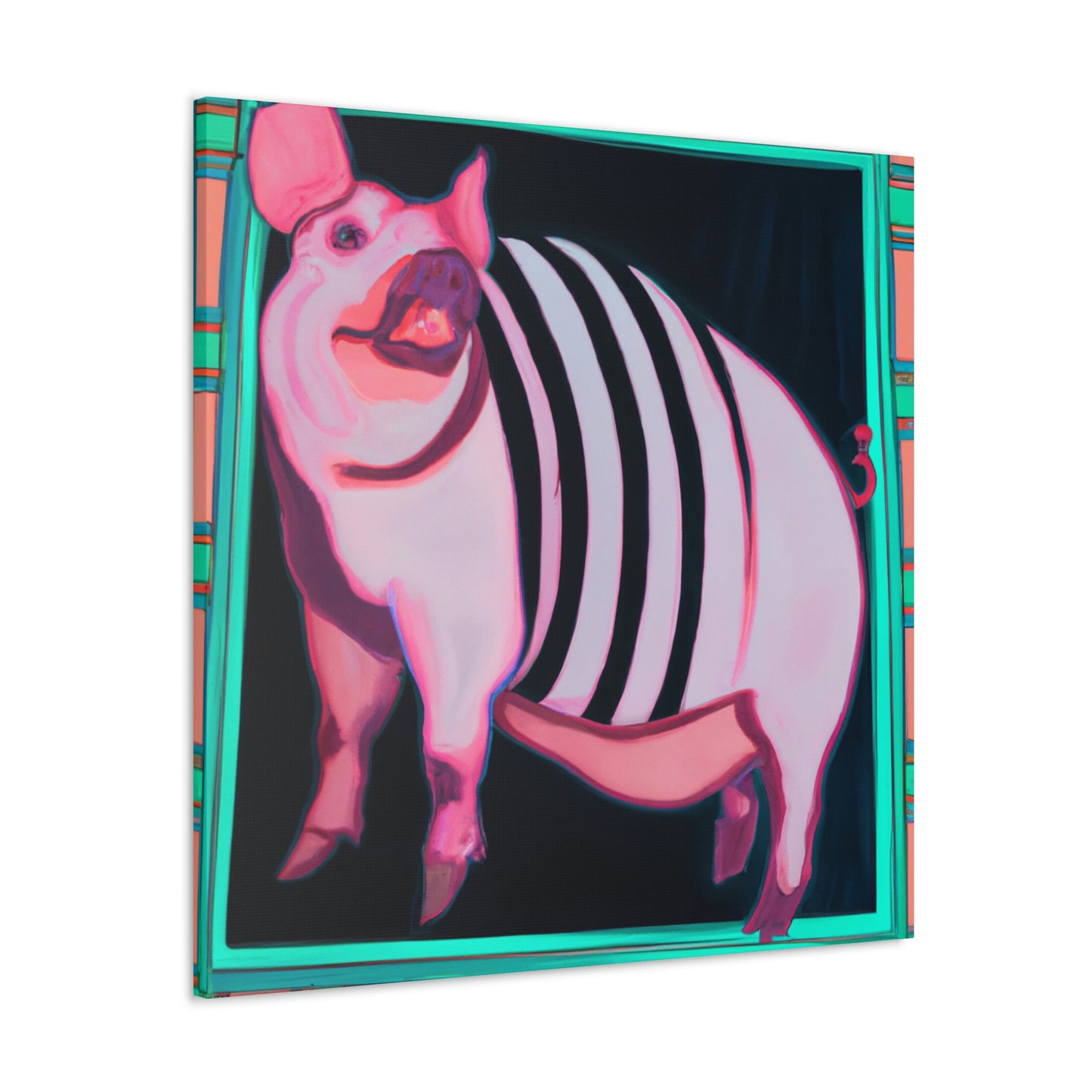 Pig of Mirrors Shine - Canvas