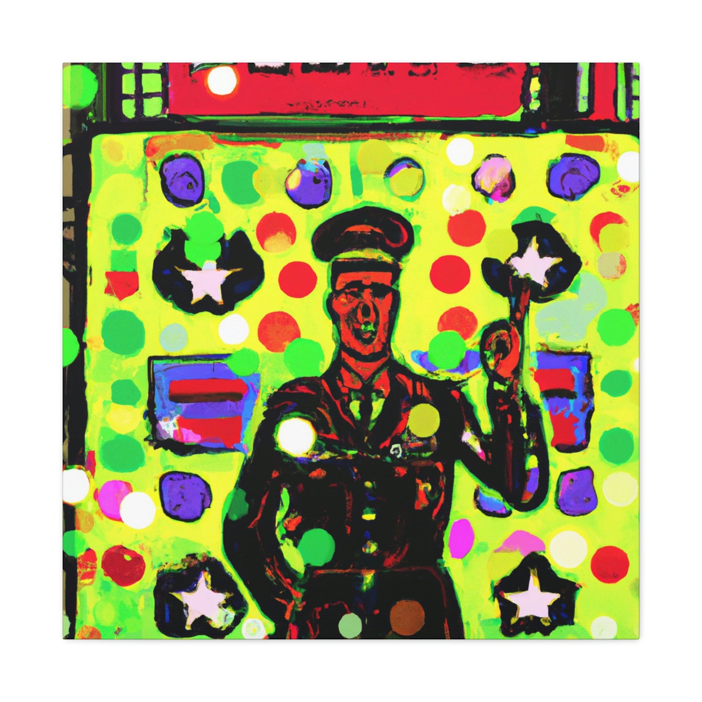 Supply Sergeant Pop Art - Canvas