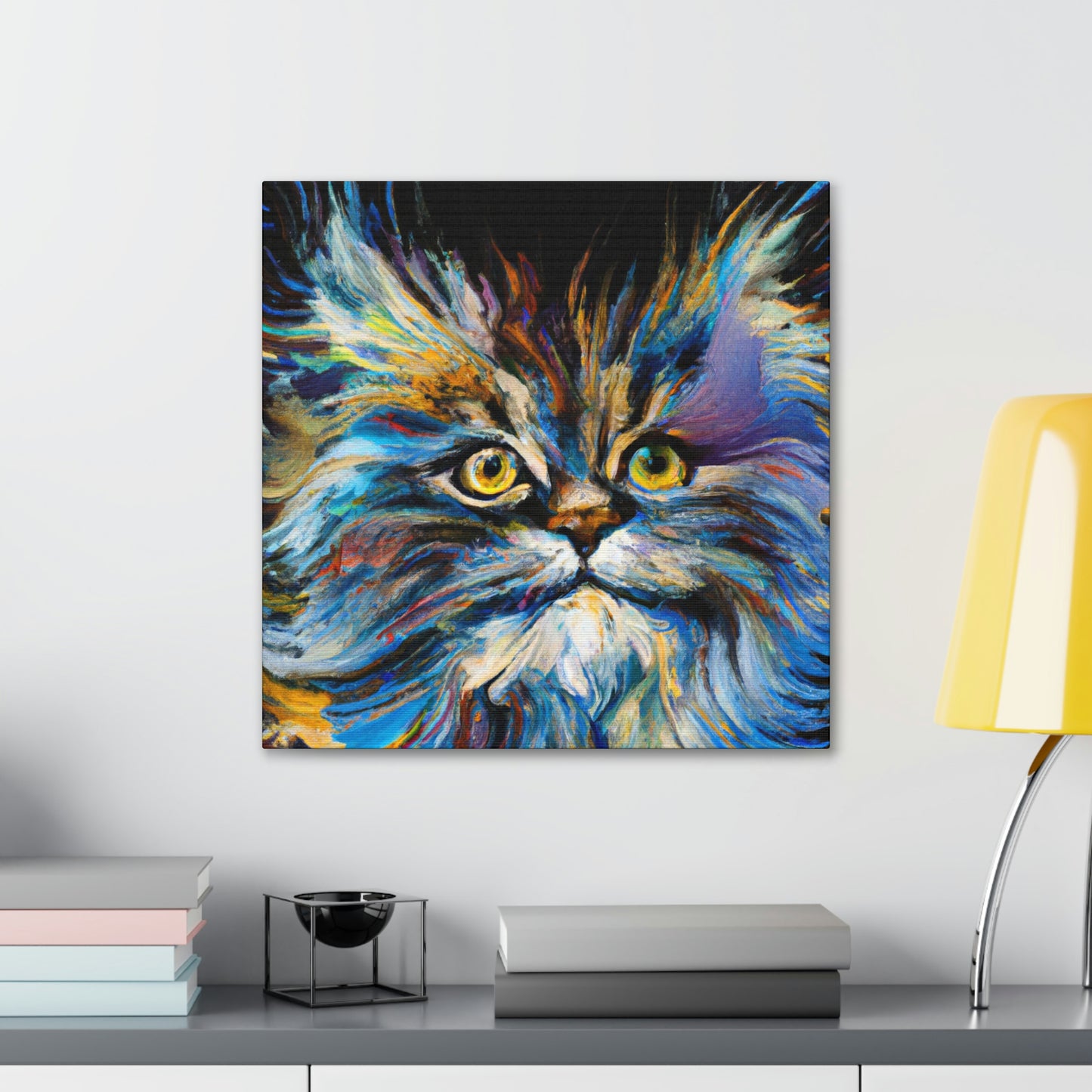 Maine Coon Expressionism - Canvas