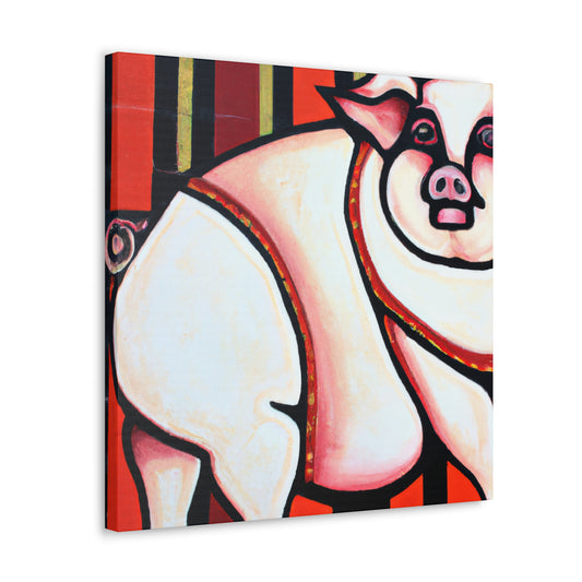 Porky Pig Patterned - Canvas