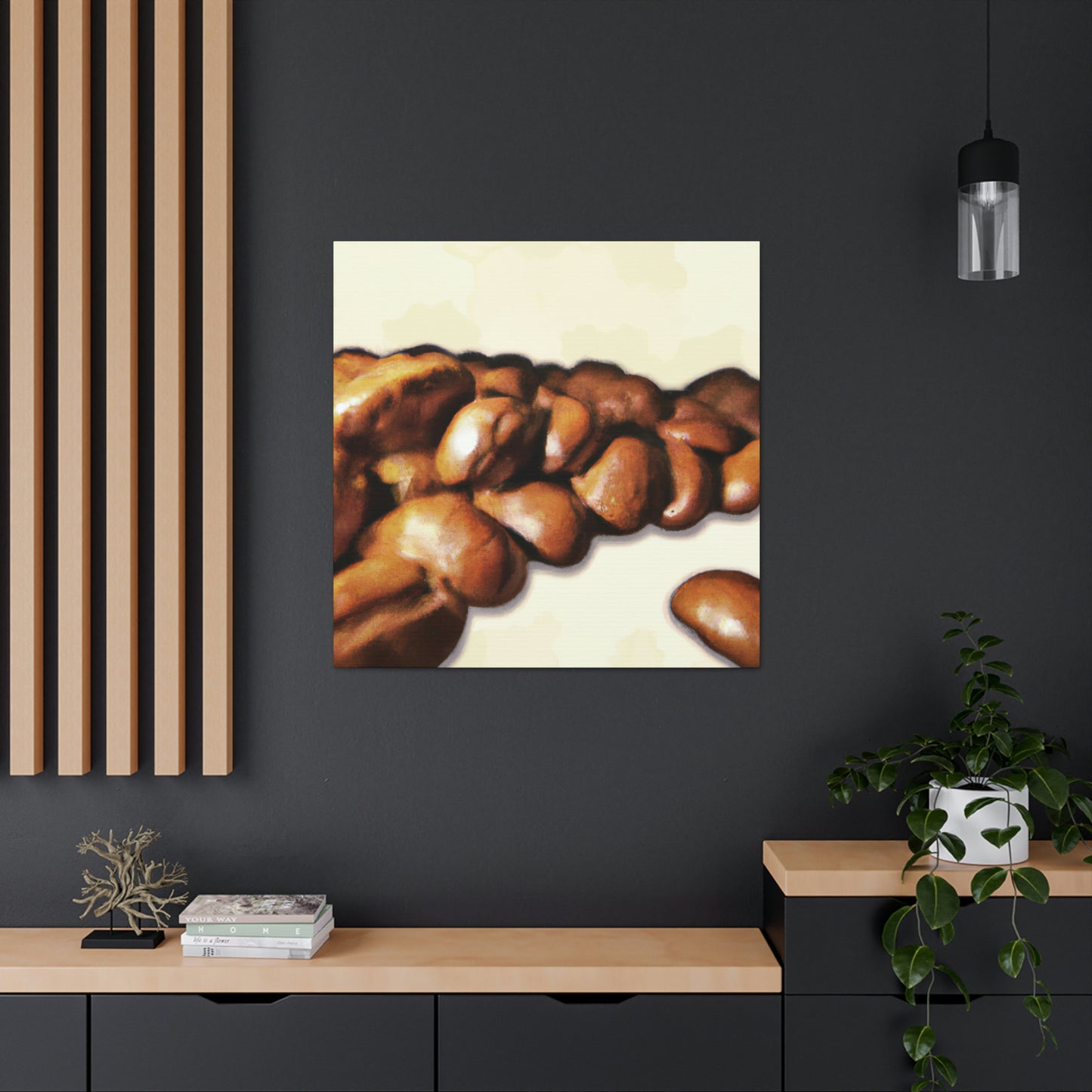 Coffee Beans in Neoclassicism - Canvas