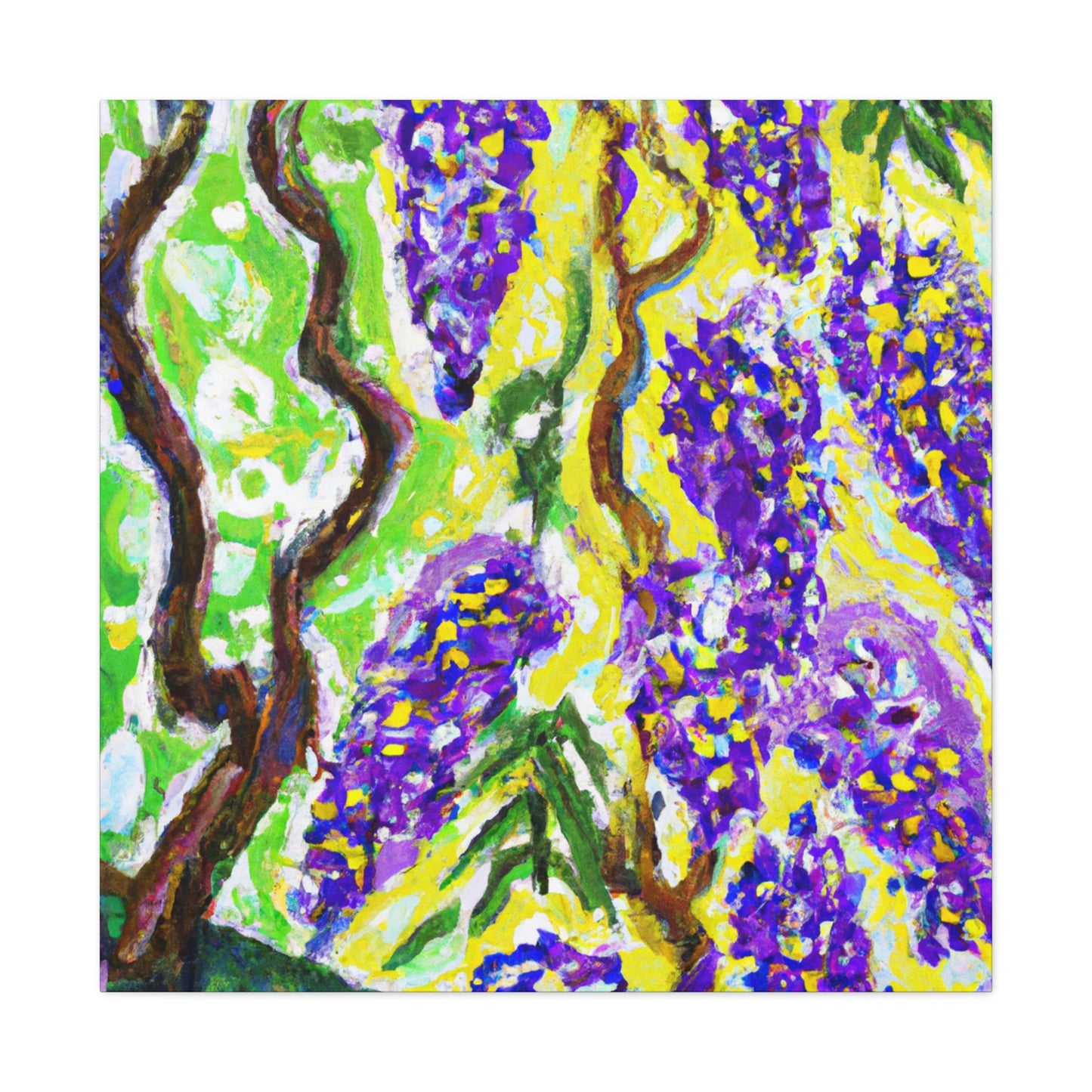 "Wisteria Eden Bloomed" - Canvas