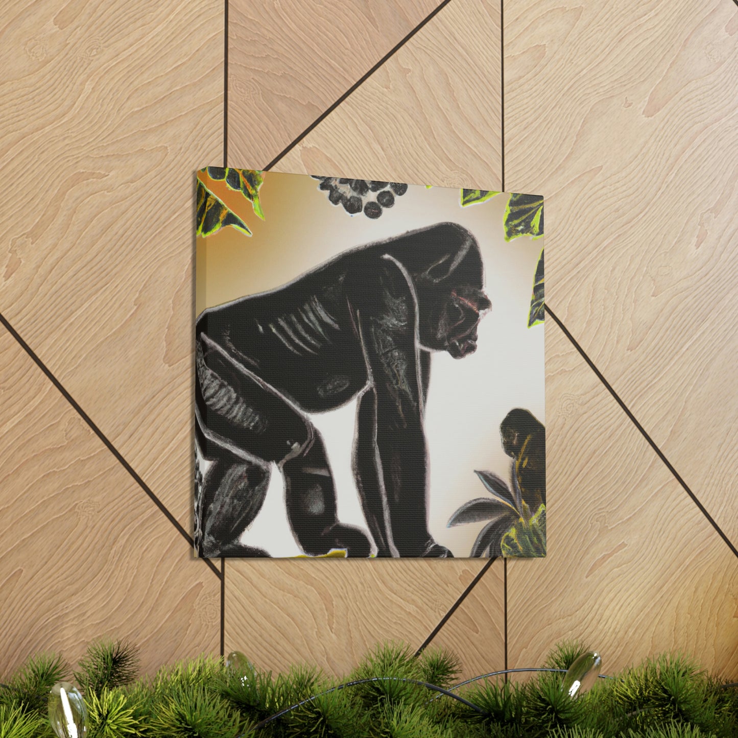 Gorilla in Baroque - Canvas