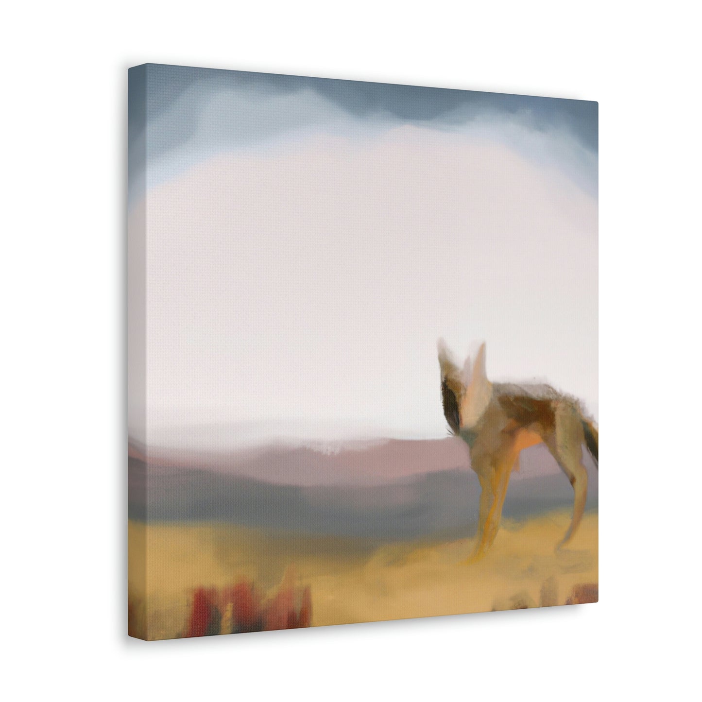 "Coyote in Cyber Space" - Canvas