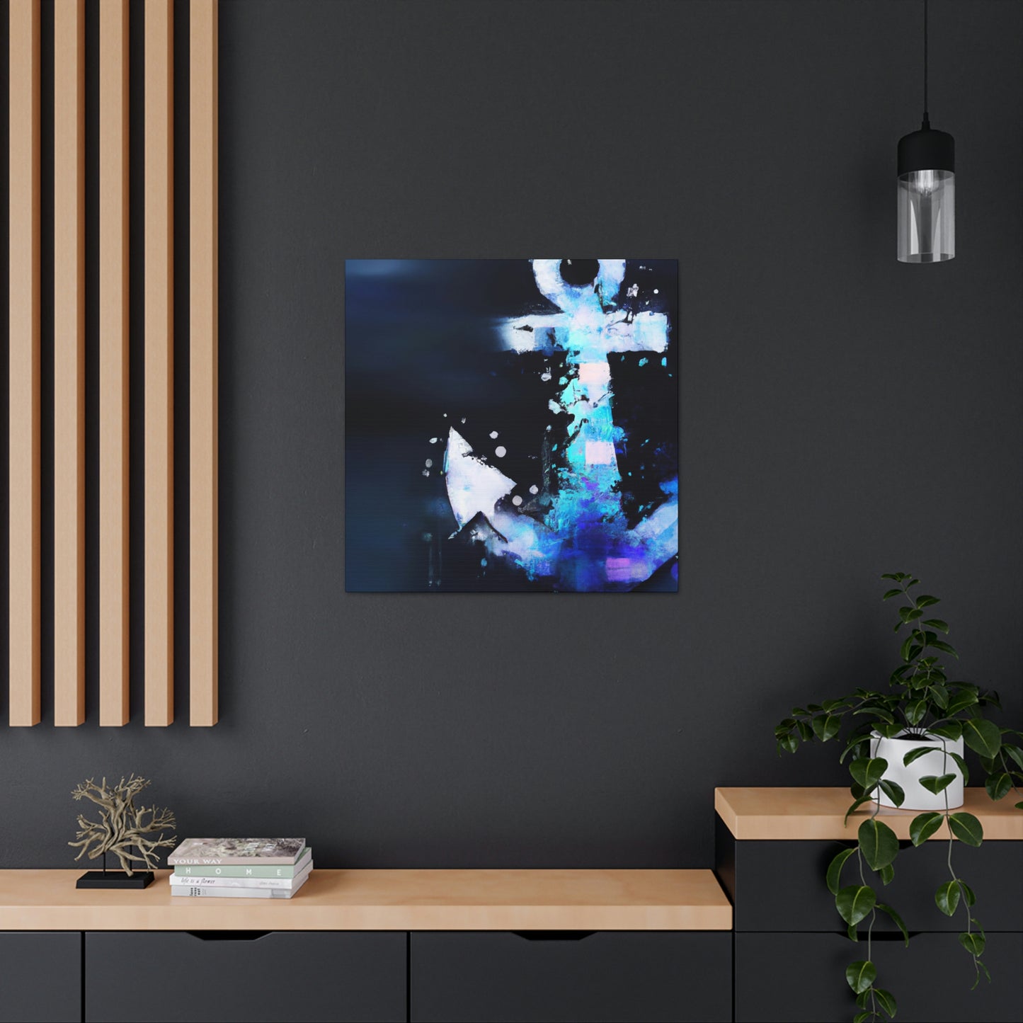 Anchor in Reflection - Canvas