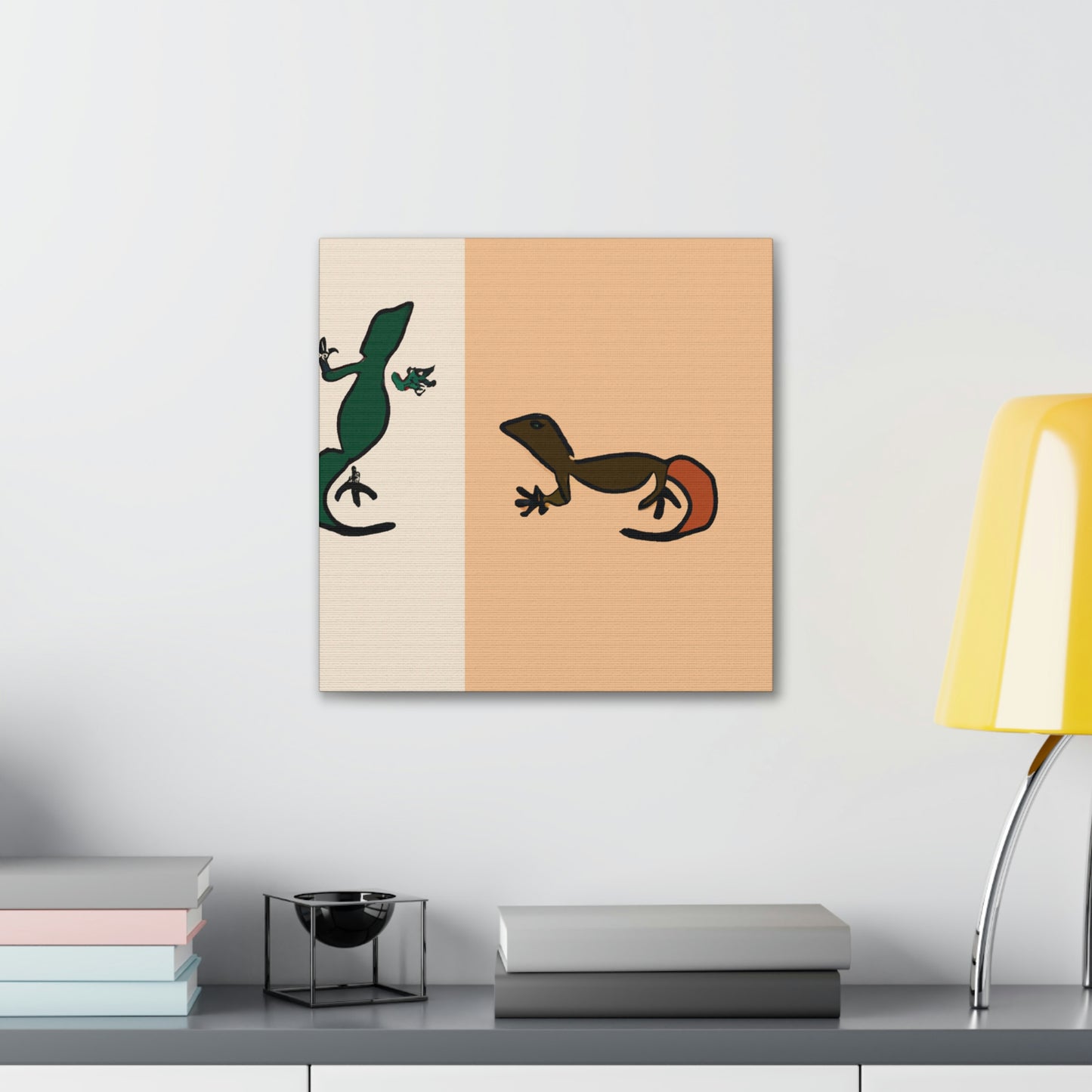 "Reptiles in Simplicity" - Canvas