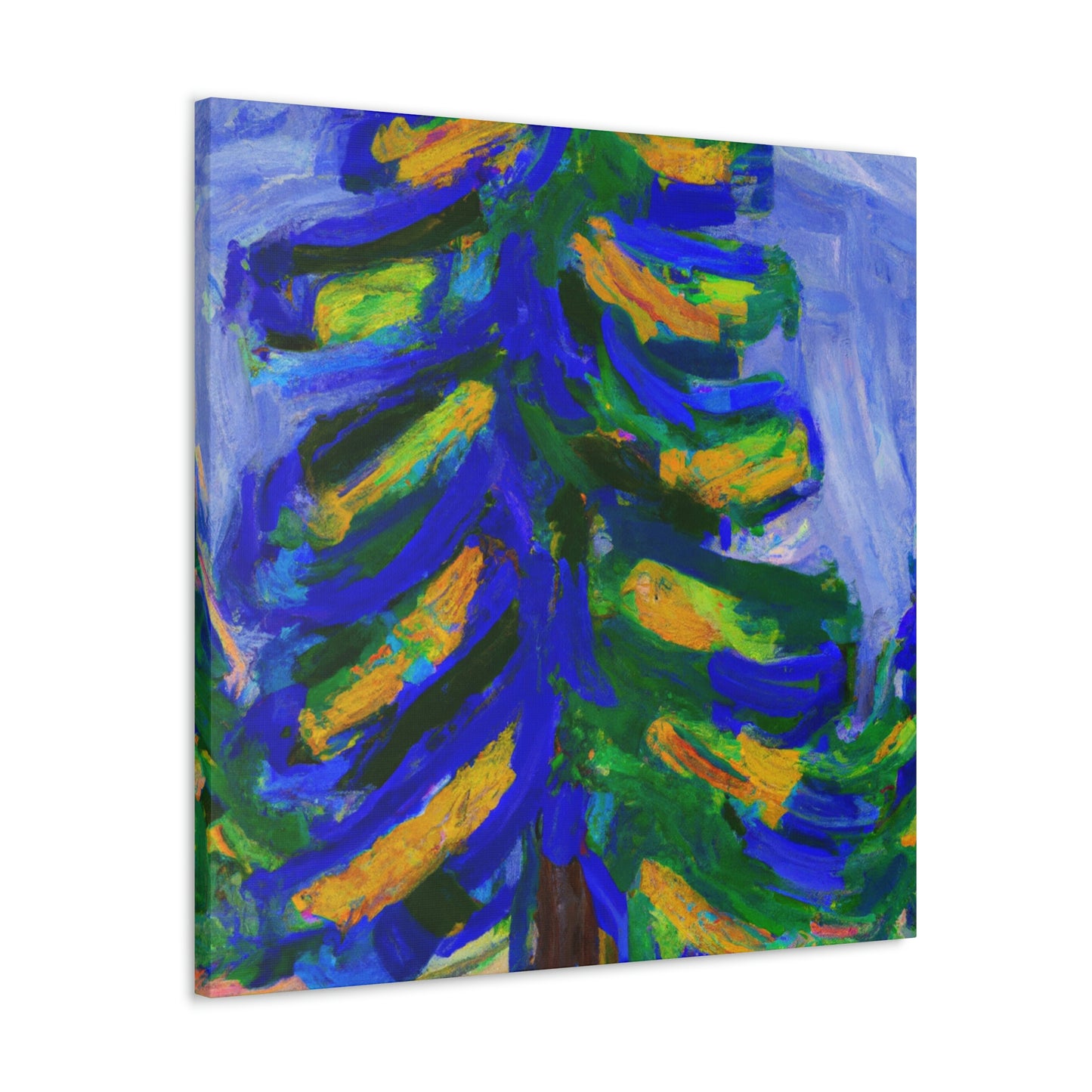 "Spruce Tree Expressionism" - Canvas