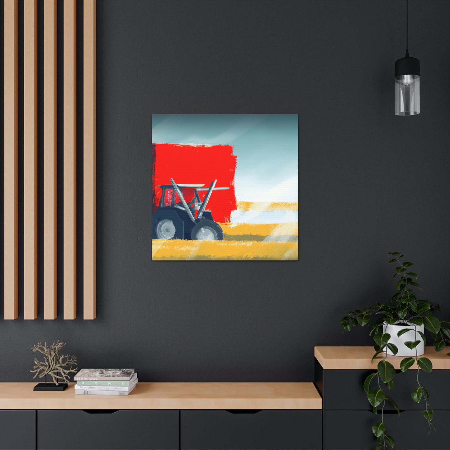 "The Hay Baler's Form" - Canvas