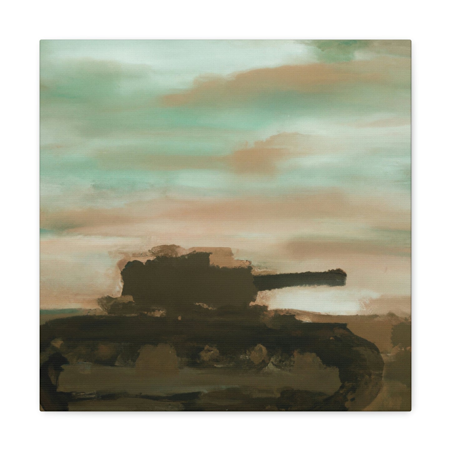 Tank in Abstract Form - Canvas