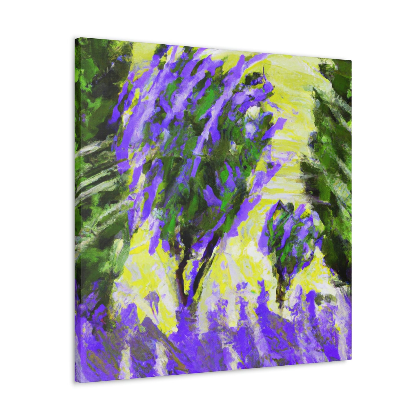 "Lavender's Abstractionist Hues" - Canvas